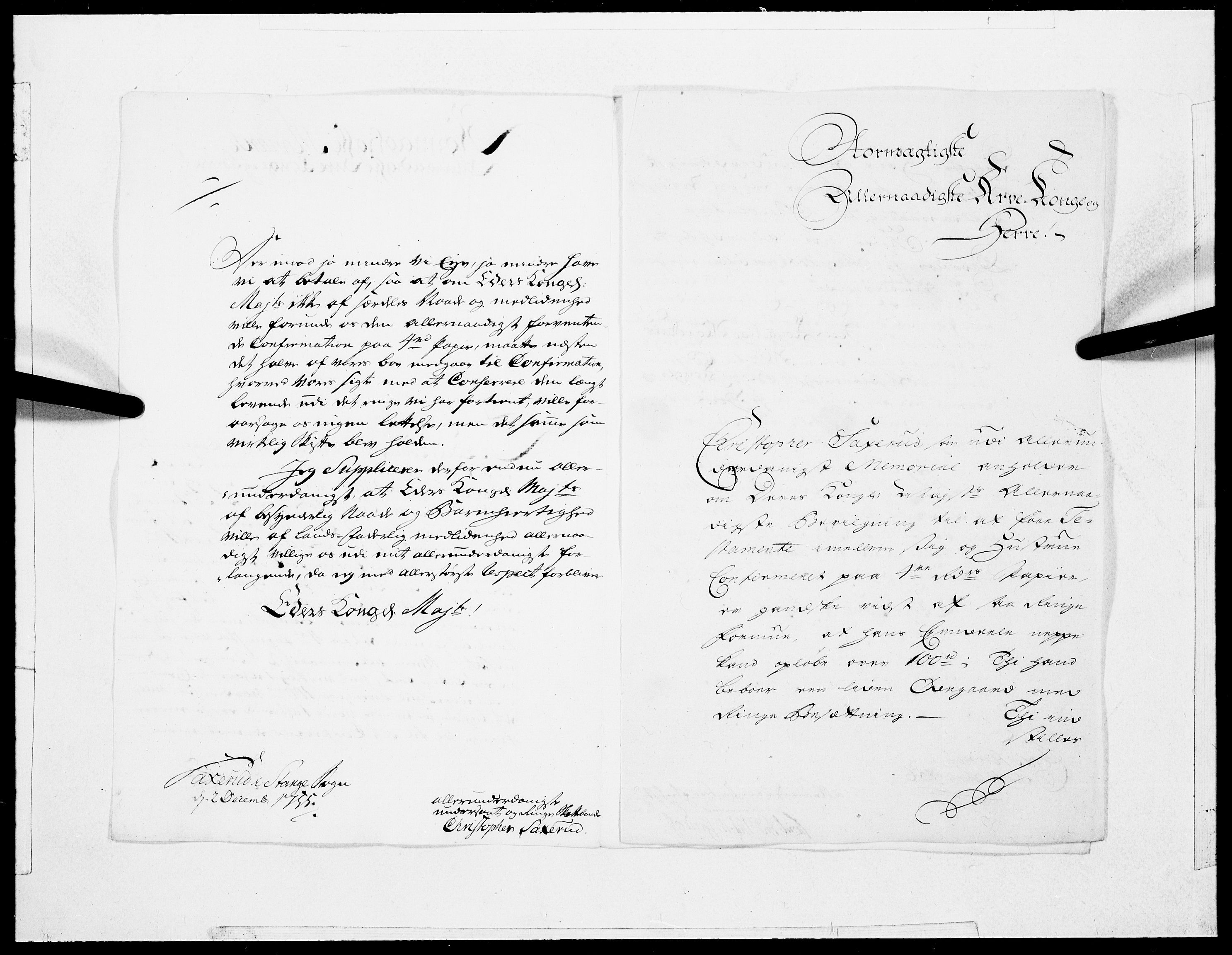 Danske Kanselli 1572-1799, AV/RA-EA-3023/F/Fc/Fcc/Fcca/L0172: Norske innlegg 1572-1799, 1756, p. 13