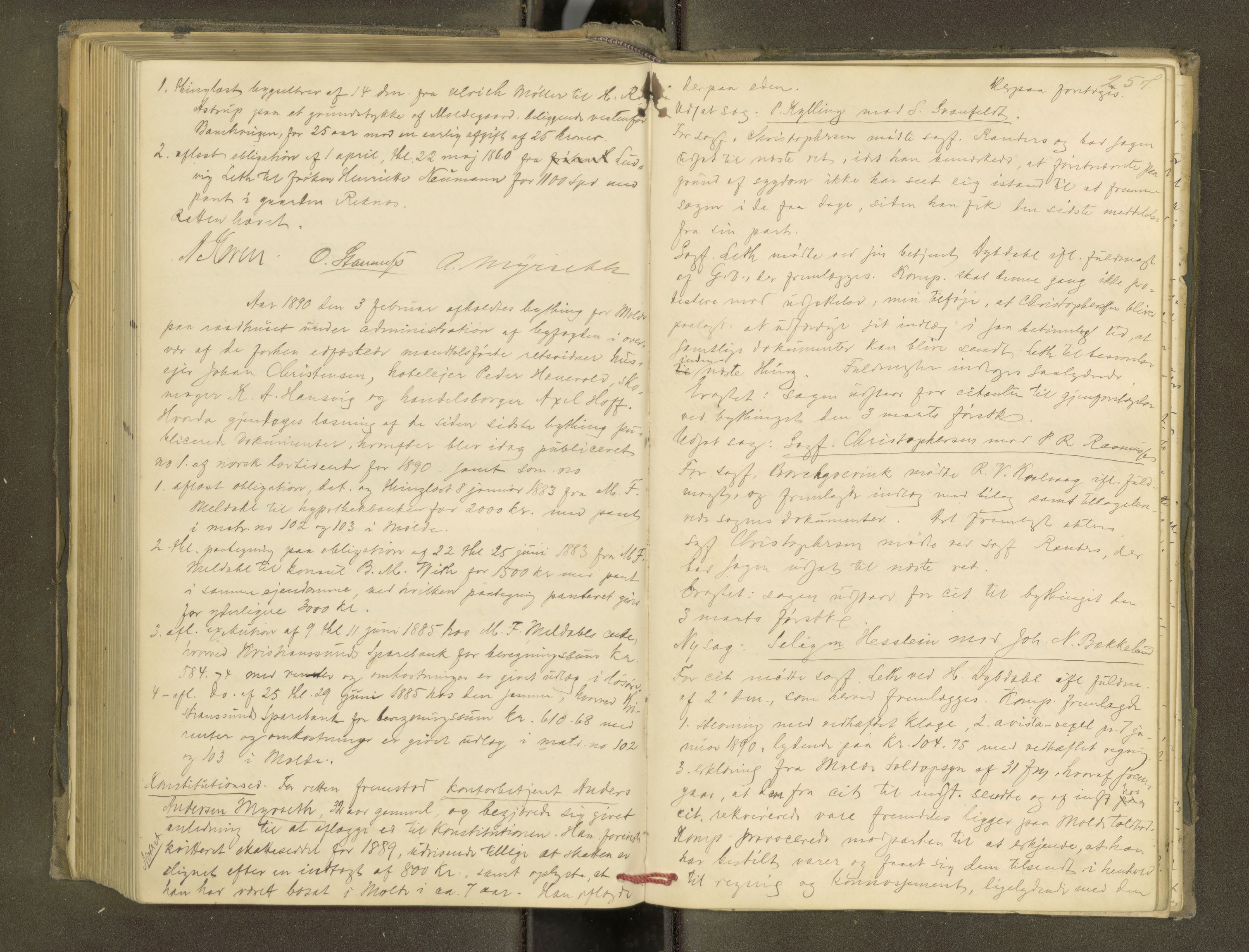 Molde byfogd, AV/SAT-A-0025/1/1A/L0012: Justisprotokoll, 1879-1890, p. 256b-257a
