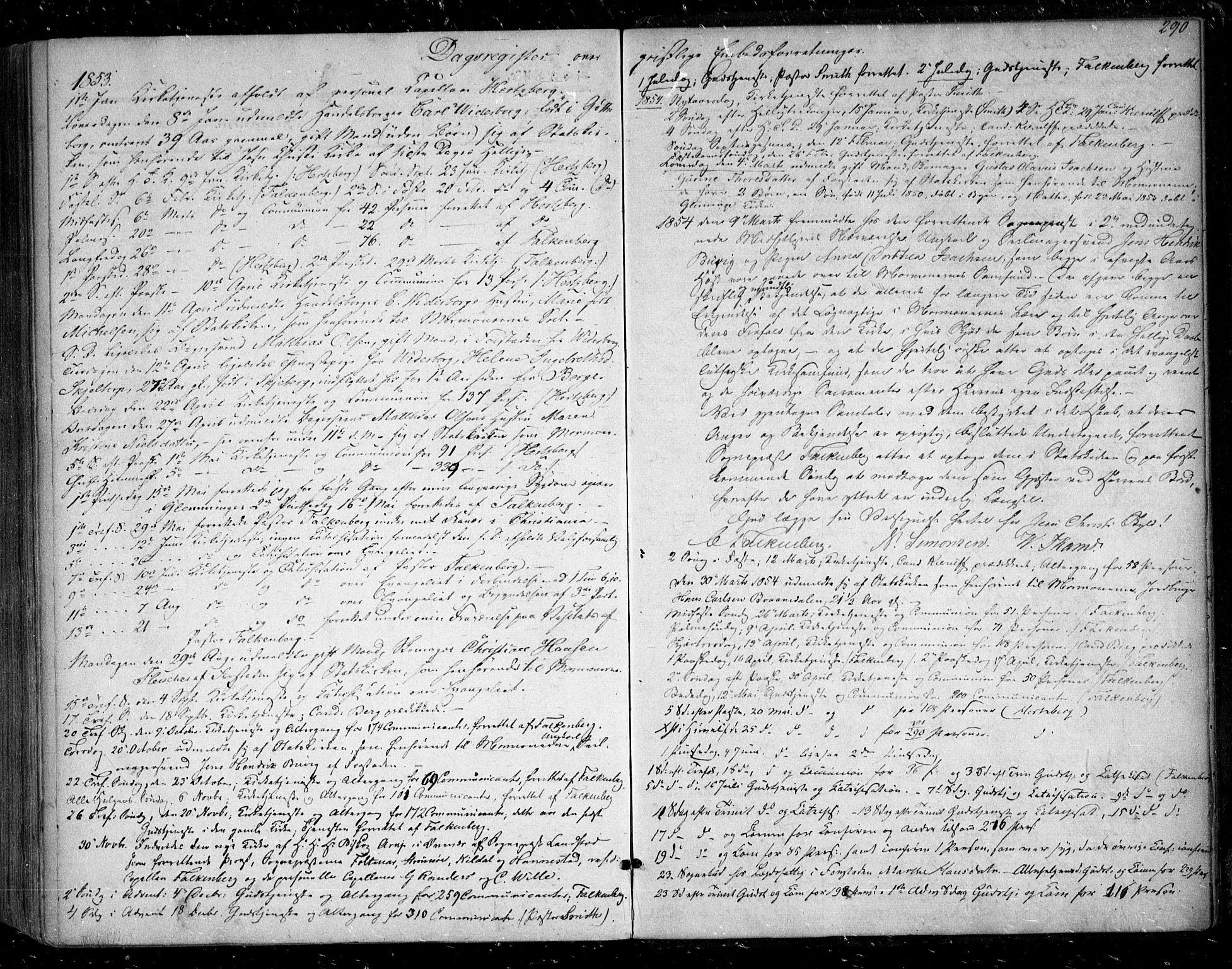 Glemmen prestekontor Kirkebøker, SAO/A-10908/F/Fa/L0007: Parish register (official) no. 7, 1853-1862, p. 290