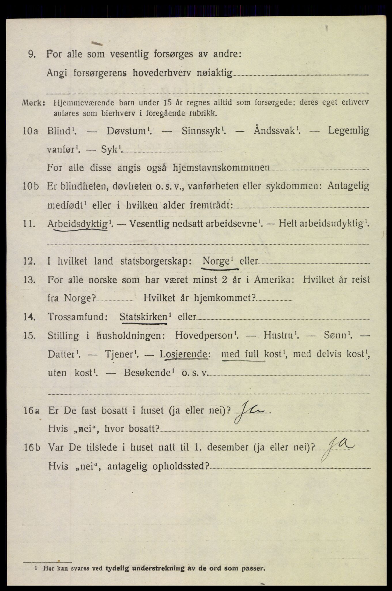 SAH, 1920 census for Nord-Aurdal, 1920, p. 4735