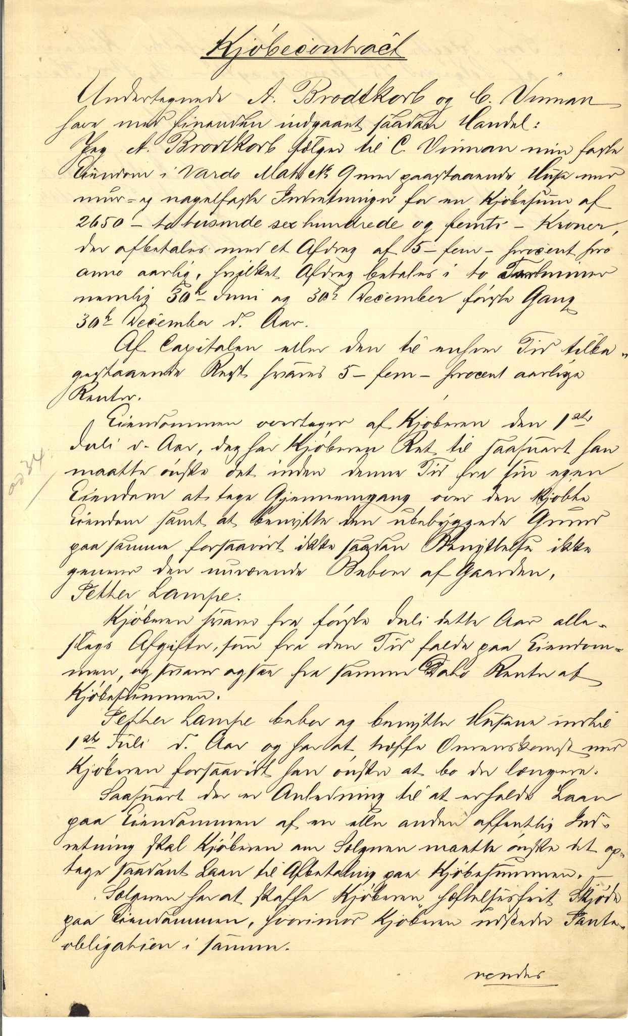 Brodtkorb handel A/S, VAMU/A-0001/Q/Qb/L0001: Skjøter og grunnbrev i Vardø by, 1822-1943, p. 201