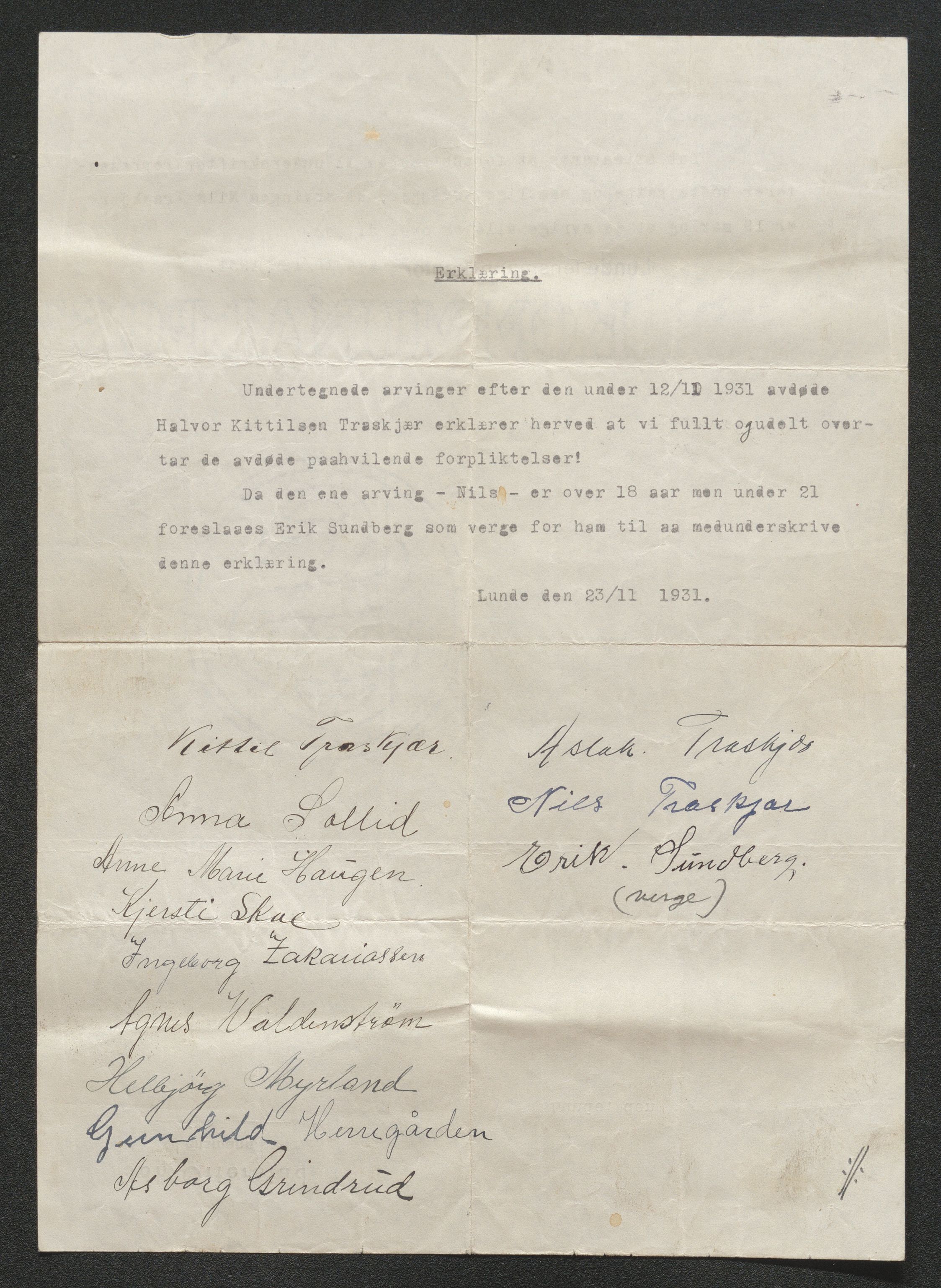 Nedre Telemark sorenskriveri, AV/SAKO-A-135/H/Ha/Hab/L0008: Dødsfallsfortegnelser
, 1931-1935, p. 166