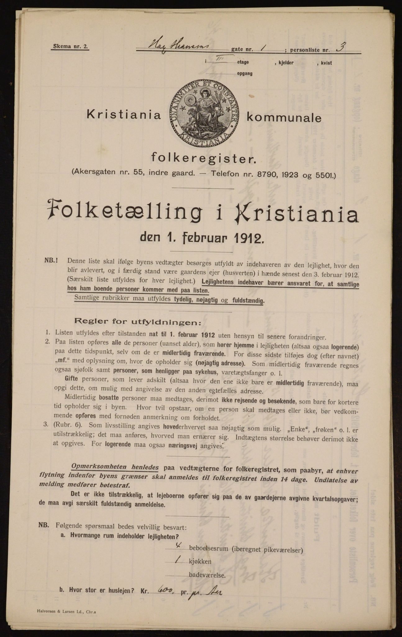 OBA, Municipal Census 1912 for Kristiania, 1912, p. 35861