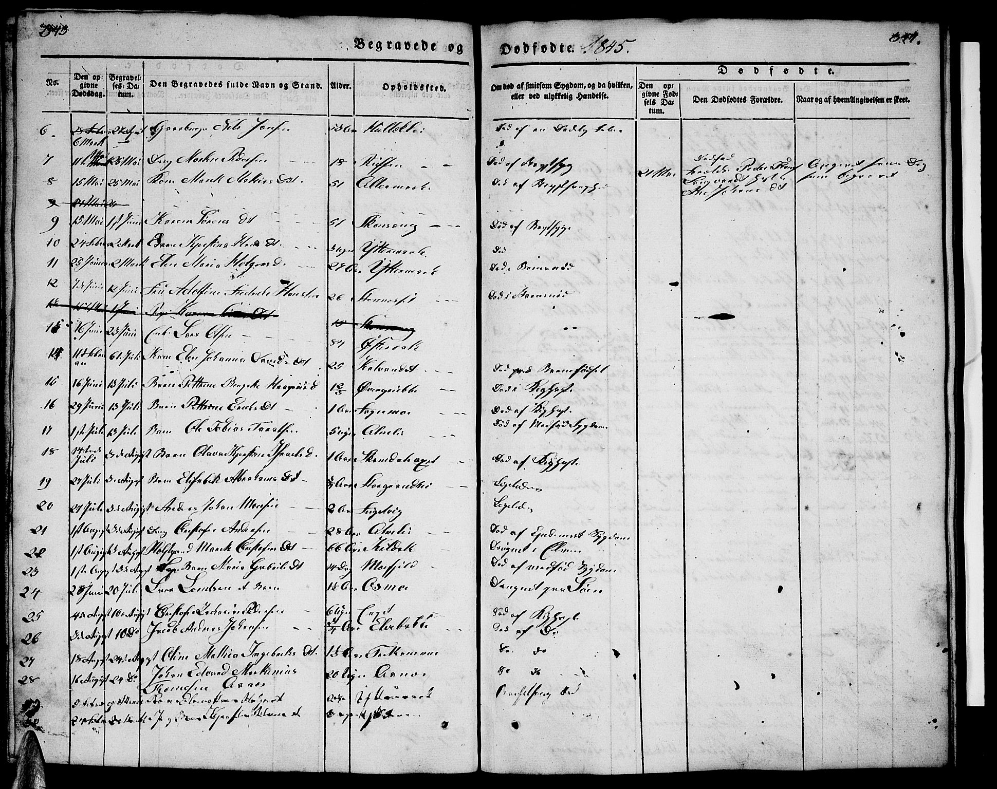 Ministerialprotokoller, klokkerbøker og fødselsregistre - Nordland, AV/SAT-A-1459/827/L0413: Parish register (copy) no. 827C02, 1842-1852, p. 343-344