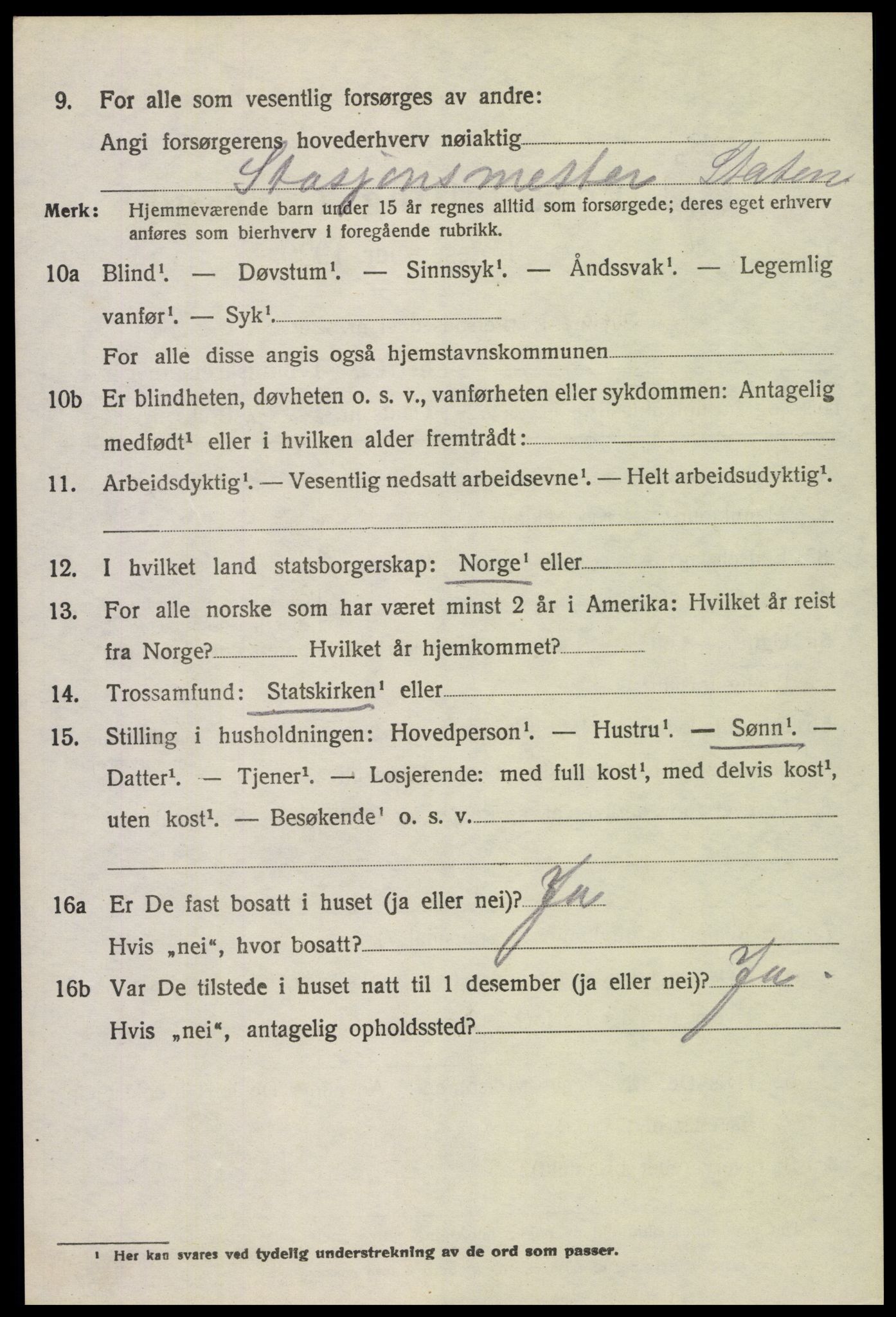 SAH, 1920 census for Ringsaker, 1920, p. 20927