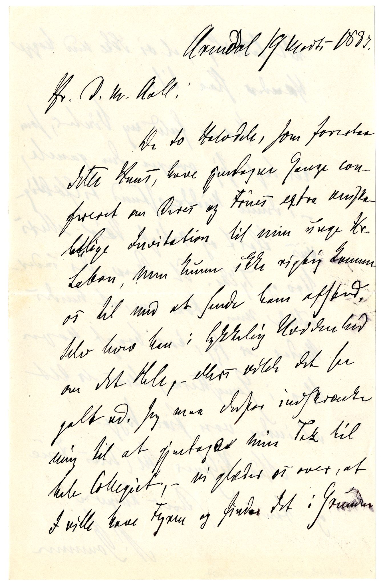 Diderik Maria Aalls brevsamling, NF/Ark-1023/F/L0002: D.M. Aalls brevsamling. B - C, 1799-1889, p. 124