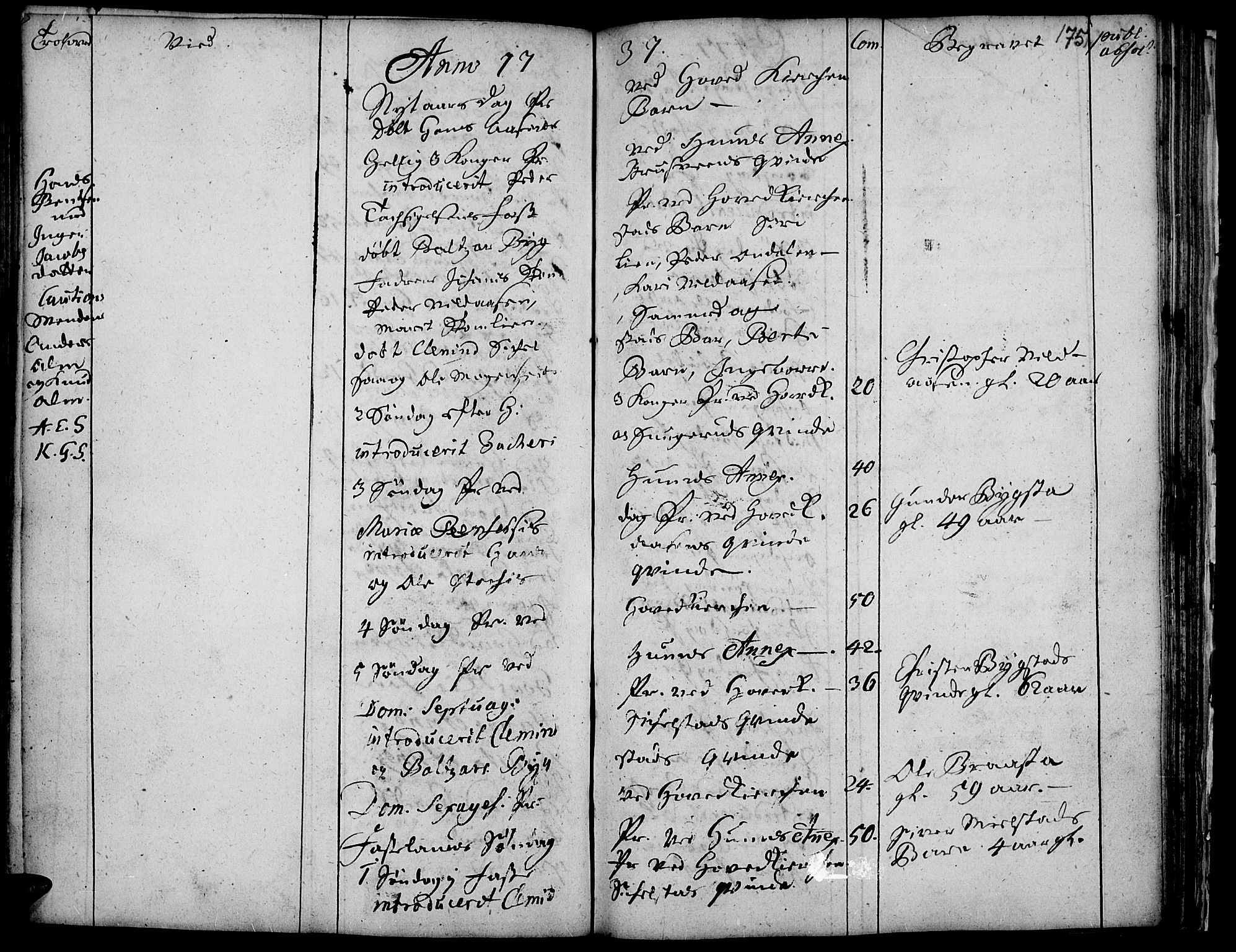 Vardal prestekontor, SAH/PREST-100/H/Ha/Haa/L0001: Parish register (official) no. 1, 1706-1748, p. 175