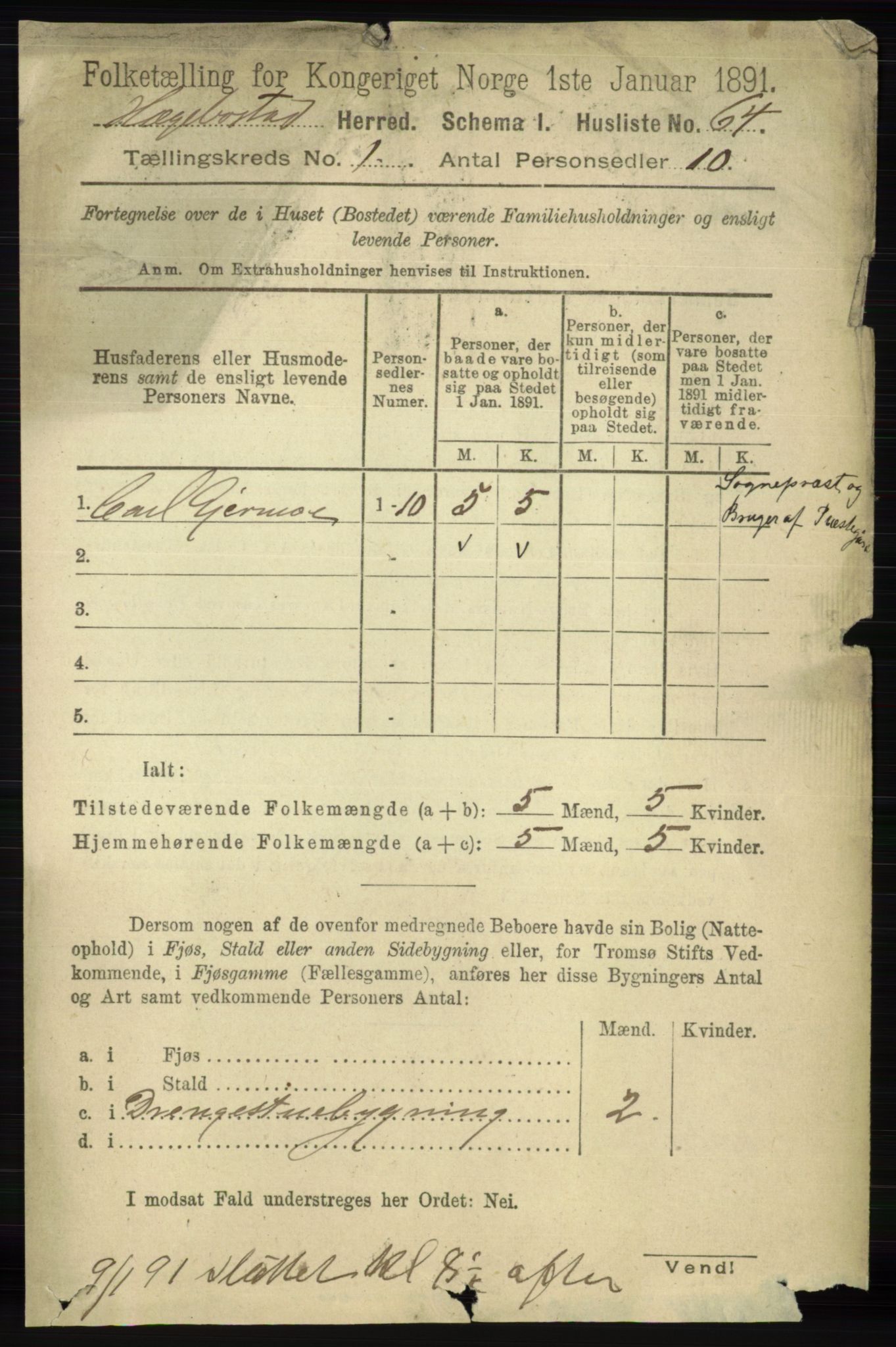 RA, 1891 census for 1034 Hægebostad, 1891, p. 86