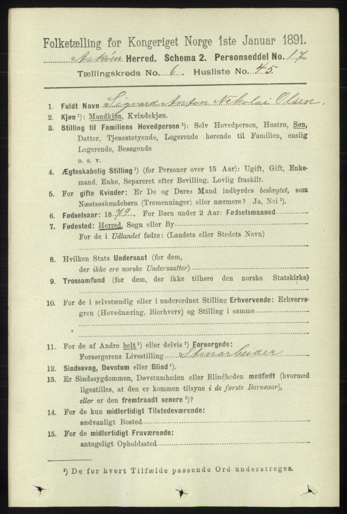 RA, 1891 census for 1247 Askøy, 1891, p. 4244