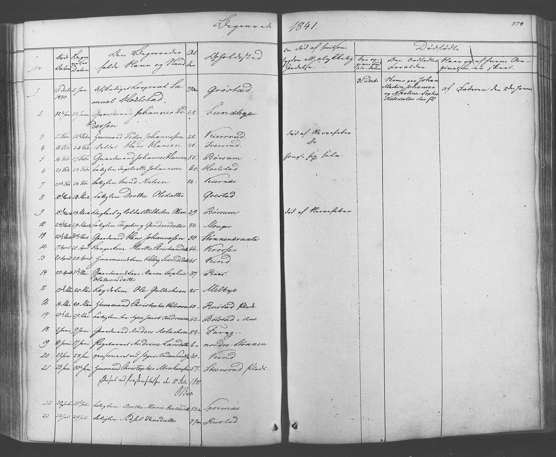 Ås prestekontor Kirkebøker, SAO/A-10894/F/Fa/L0006: Parish register (official) no. I 6, 1841-1853, p. 378-379