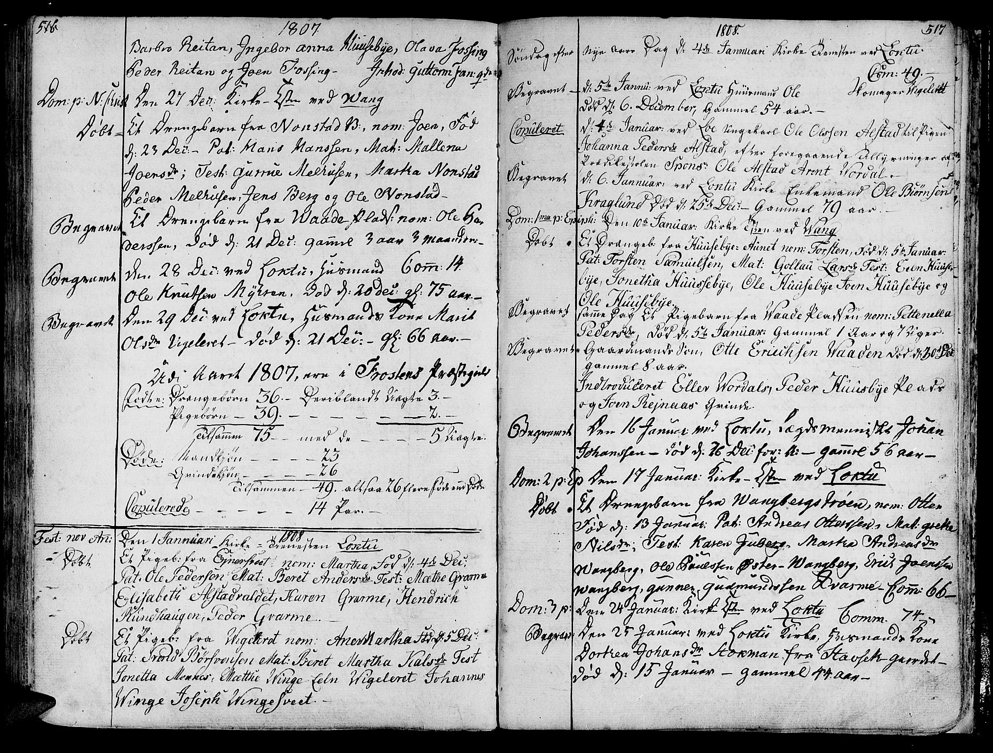 Ministerialprotokoller, klokkerbøker og fødselsregistre - Nord-Trøndelag, SAT/A-1458/713/L0110: Parish register (official) no. 713A02, 1778-1811, p. 516-517