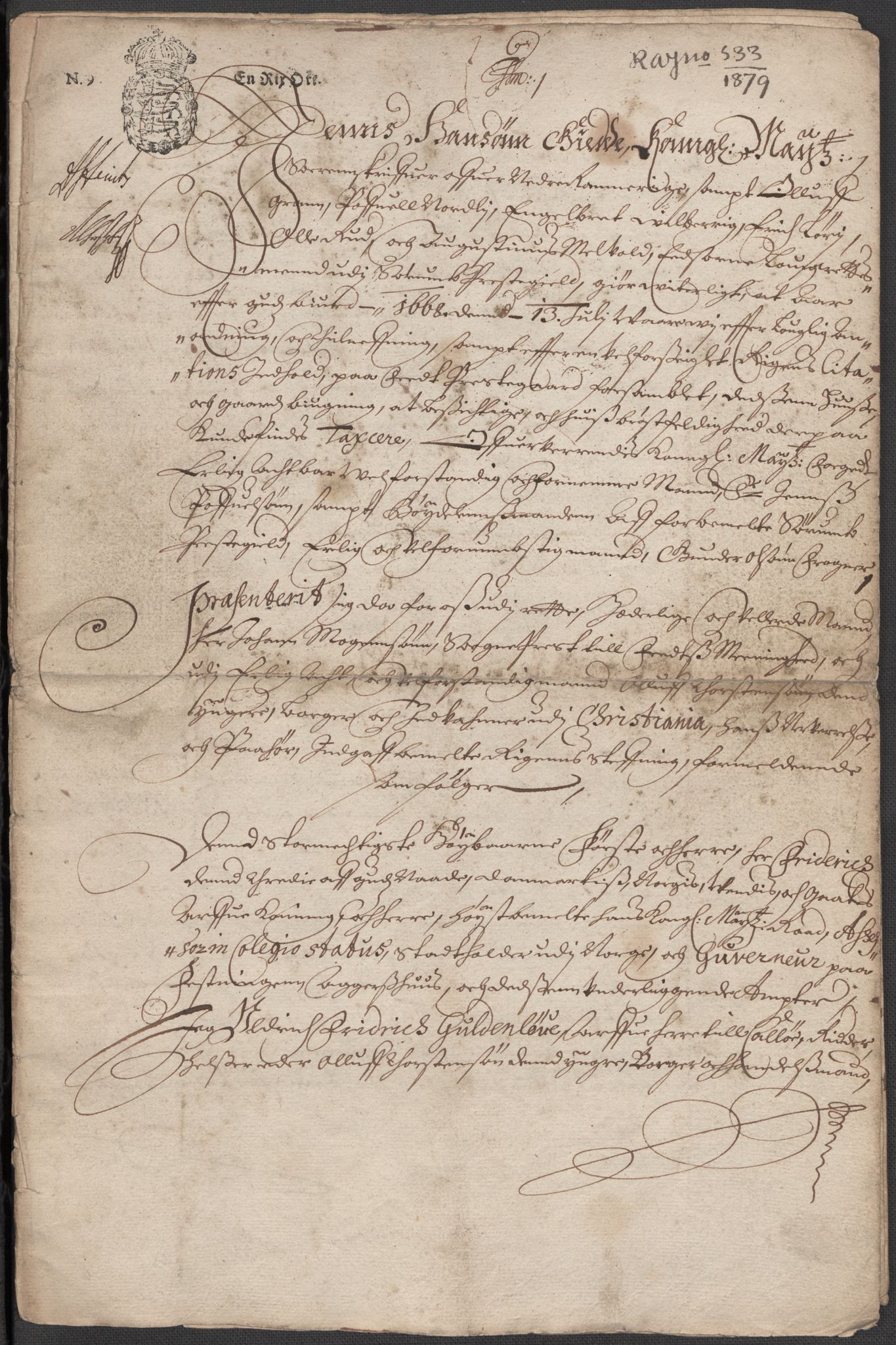 Riksarkivets diplomsamling, AV/RA-EA-5965/F15/L0009: Prestearkiv - Akershus, 1620-1738, p. 115