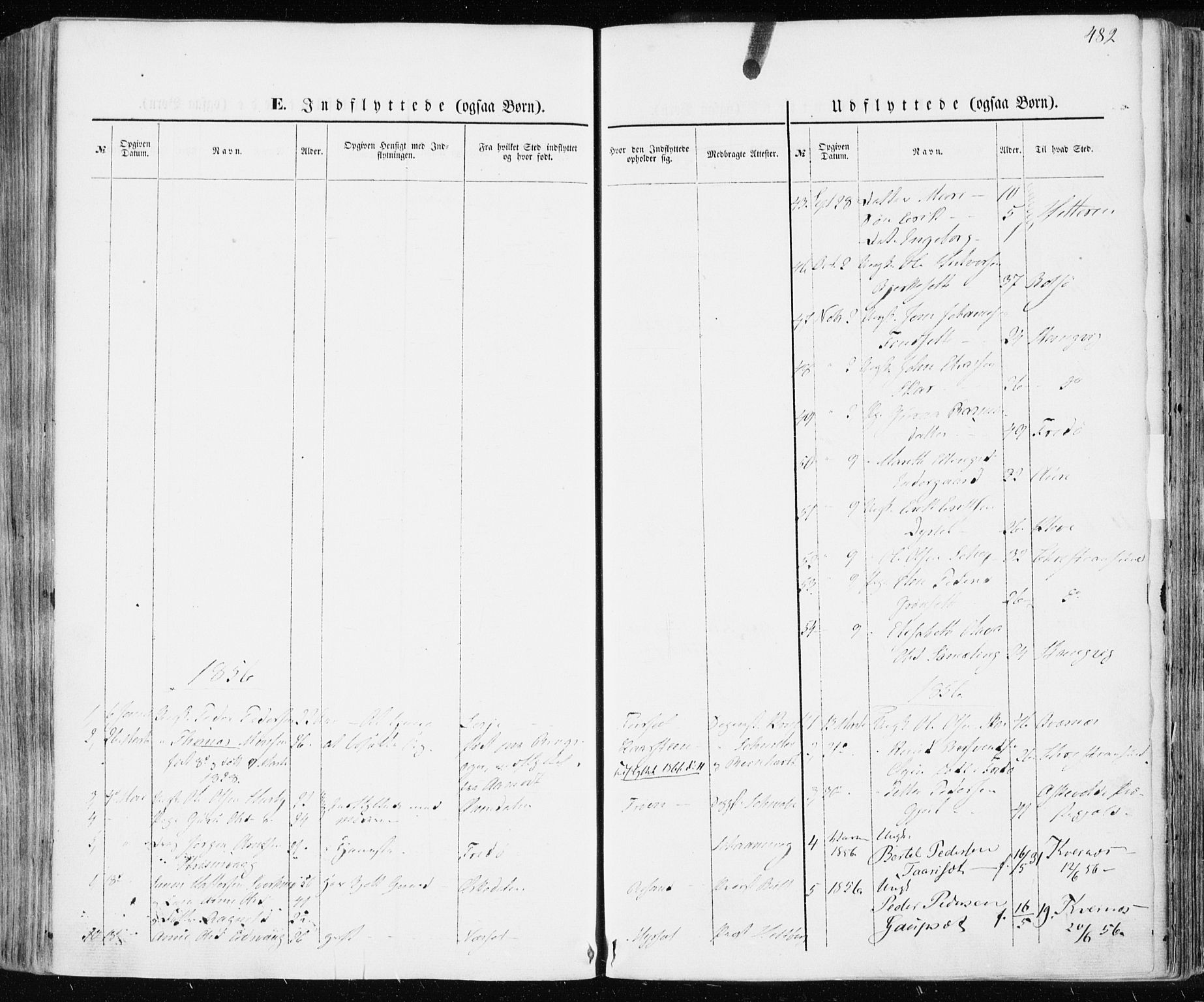 Ministerialprotokoller, klokkerbøker og fødselsregistre - Møre og Romsdal, SAT/A-1454/586/L0984: Parish register (official) no. 586A10, 1844-1856, p. 482