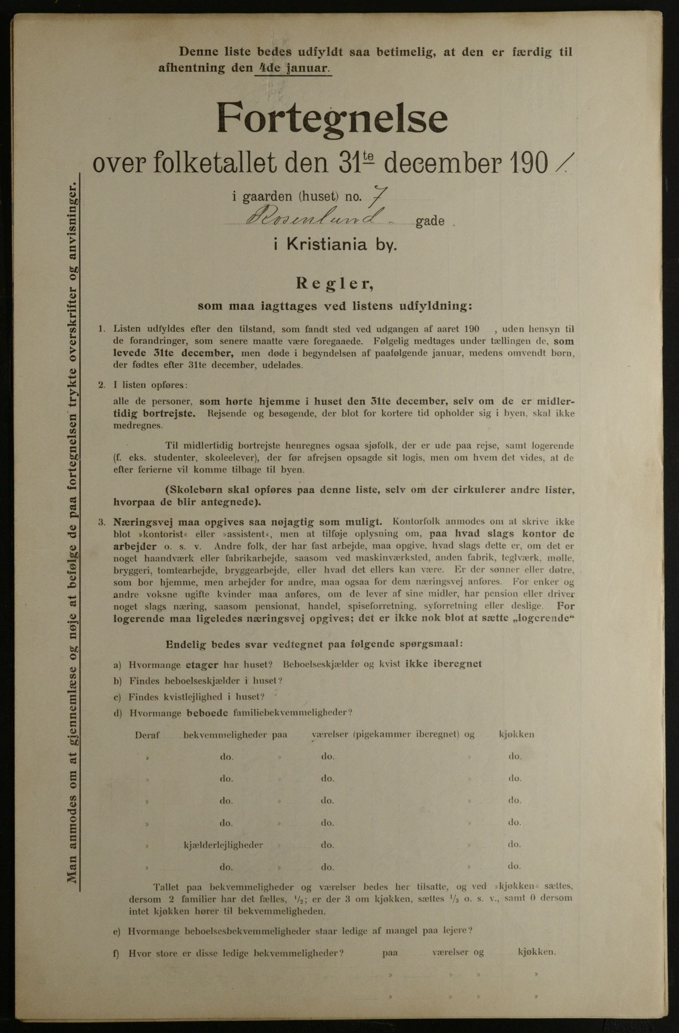 OBA, Municipal Census 1901 for Kristiania, 1901, p. 12898