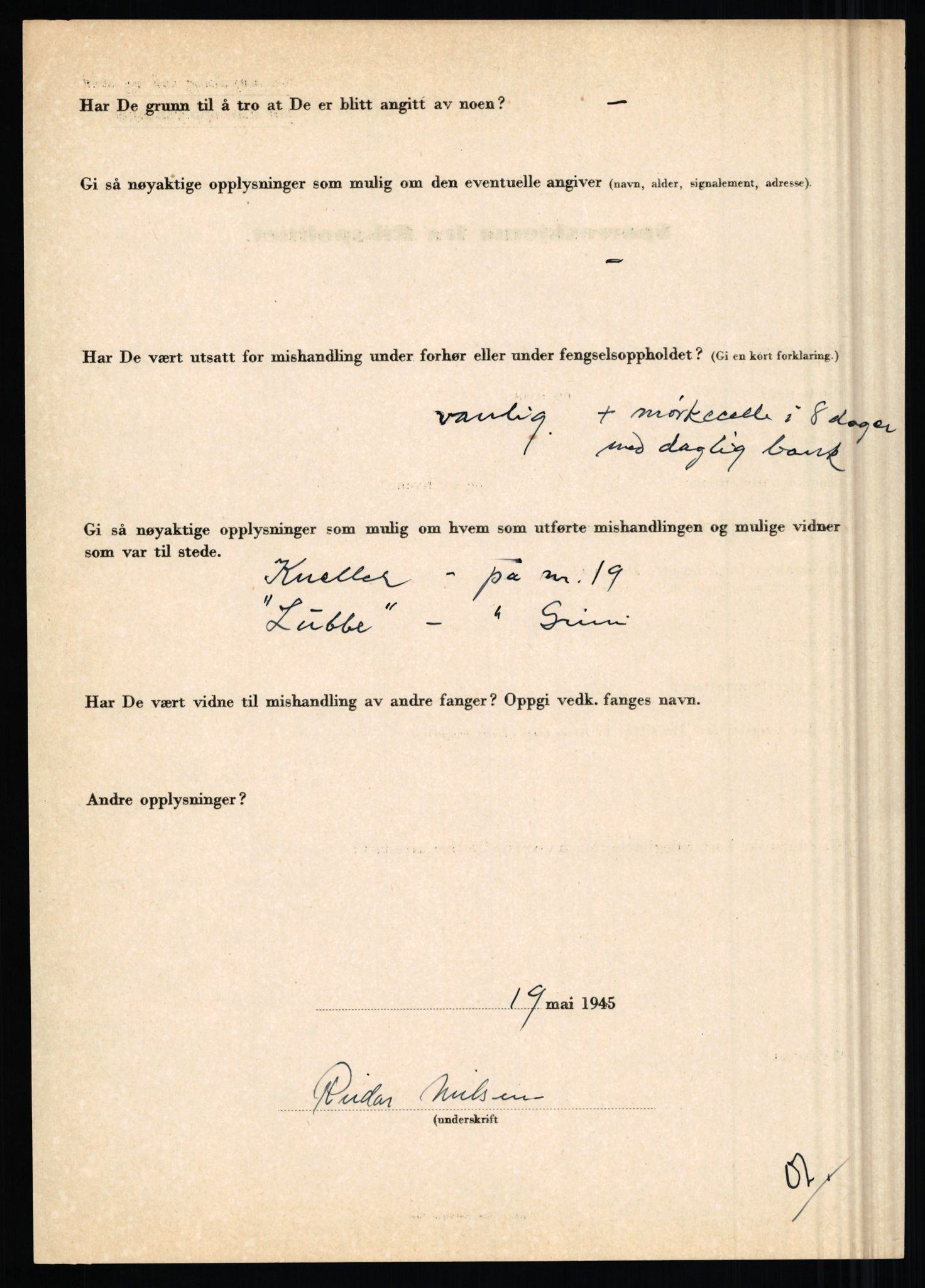 Rikspolitisjefen, AV/RA-S-1560/L/L0012: Mogensen, Øivind - Noraas, Lars, 1940-1945, p. 823