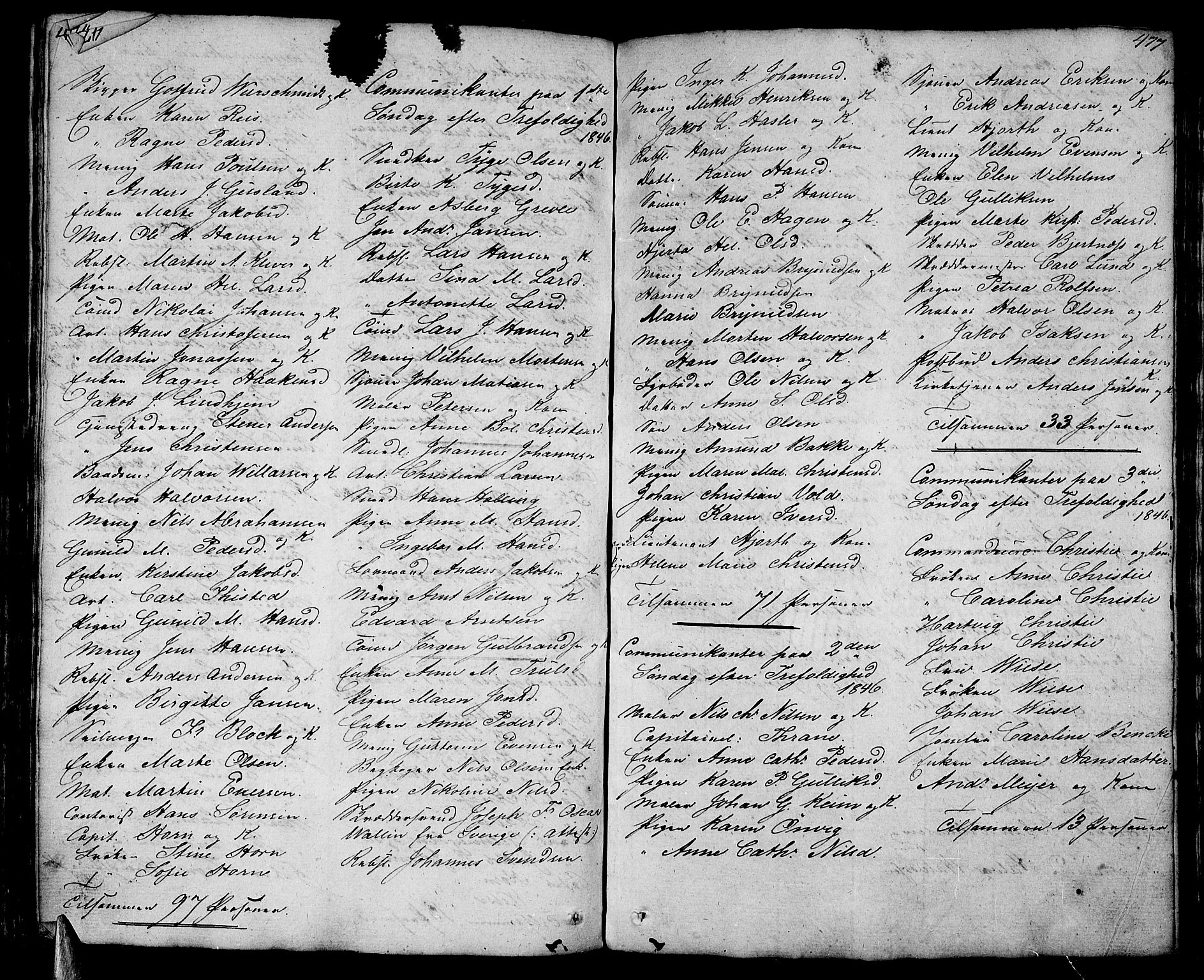 Stavern kirkebøker, SAKO/A-318/F/Fa/L0004: Parish register (official) no. 4, 1809-1816, p. 476-477