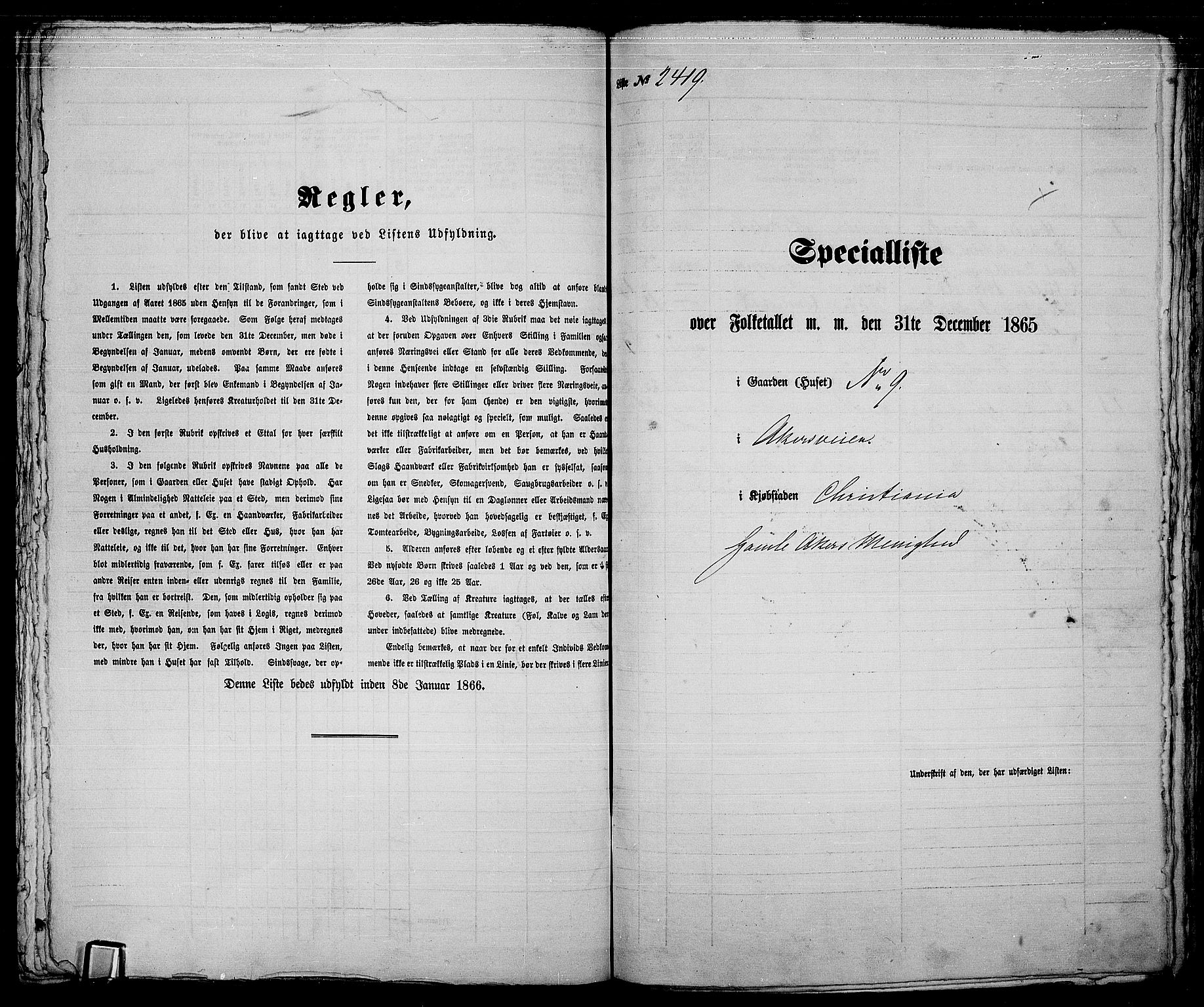 RA, 1865 census for Kristiania, 1865, p. 5372