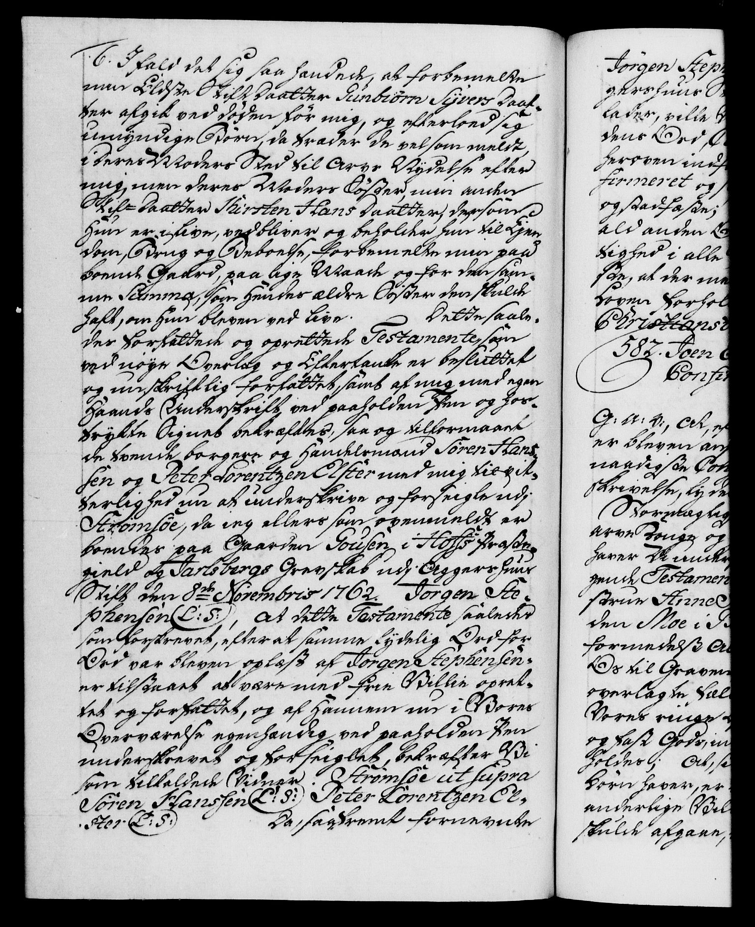 Danske Kanselli 1572-1799, AV/RA-EA-3023/F/Fc/Fca/Fcaa/L0041: Norske registre, 1760-1762, p. 860b