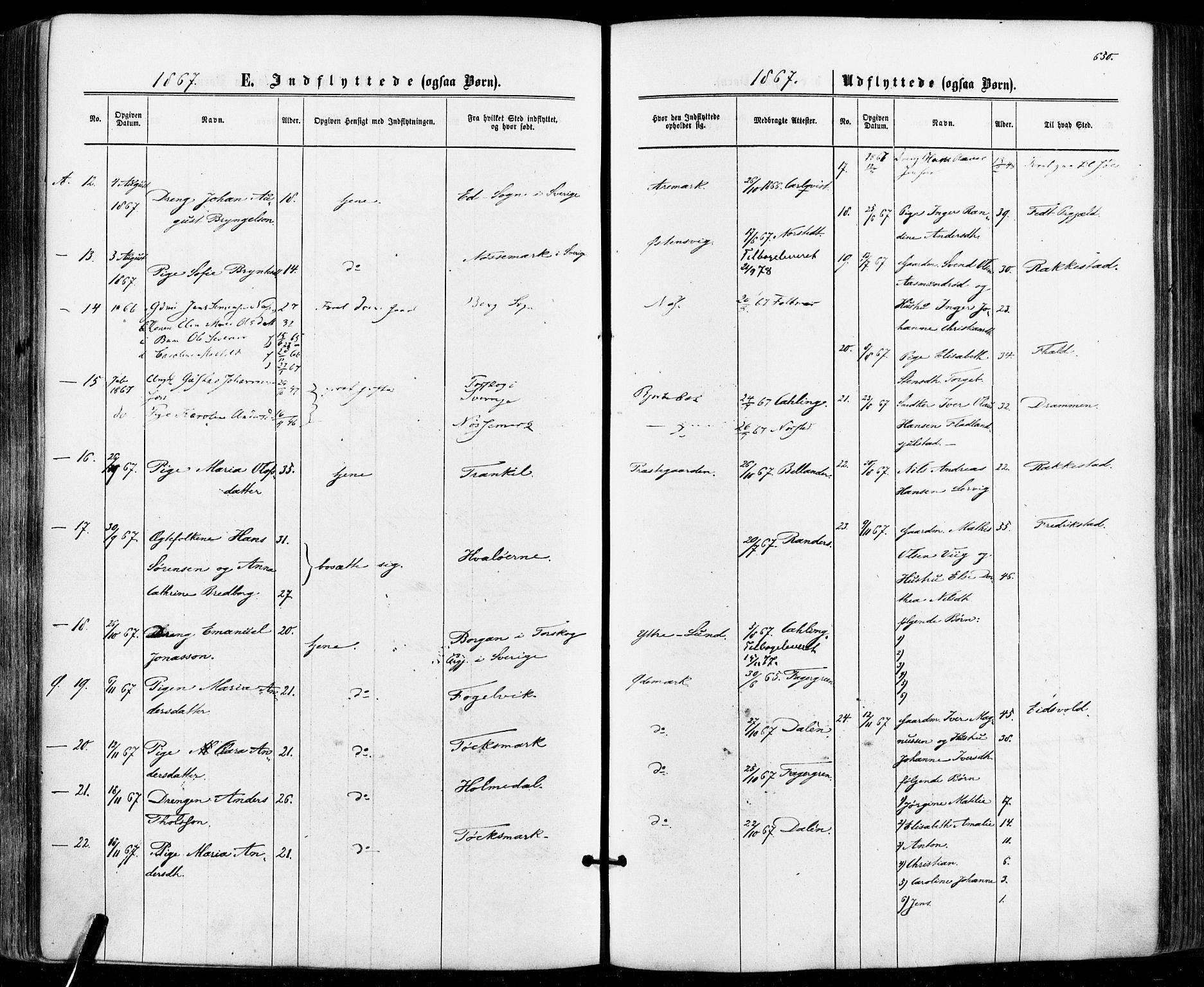 Aremark prestekontor Kirkebøker, SAO/A-10899/F/Fc/L0004: Parish register (official) no. III 4, 1866-1877, p. 649-650