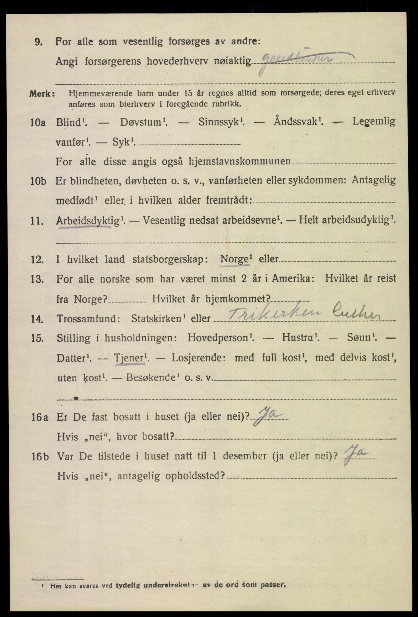 SAK, 1920 census for Søndeled, 1920, p. 6448