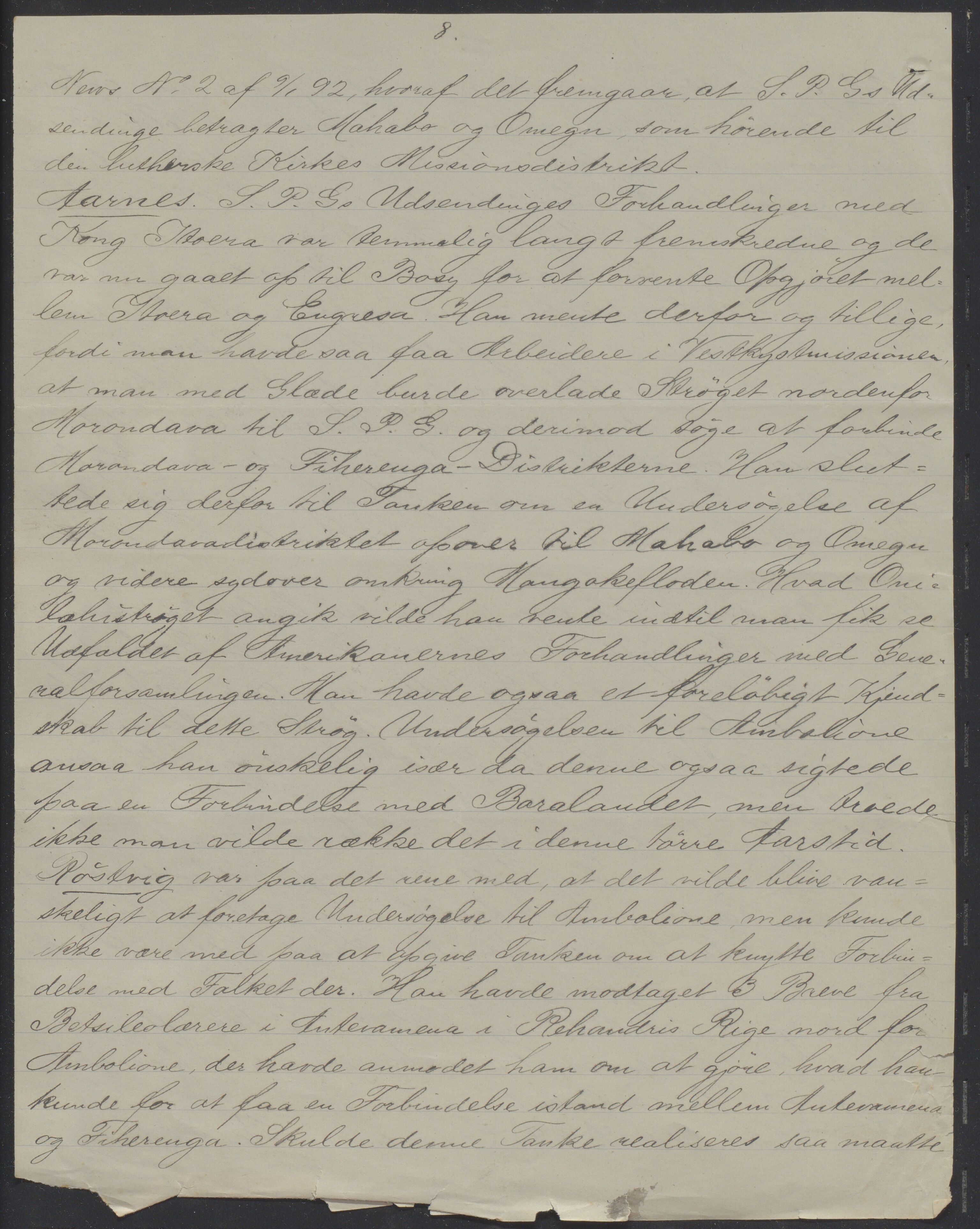 Det Norske Misjonsselskap - hovedadministrasjonen, VID/MA-A-1045/D/Da/Daa/L0039/0003: Konferansereferat og årsberetninger / Konferansereferat fra Vest-Madagaskar., 1892, p. 8