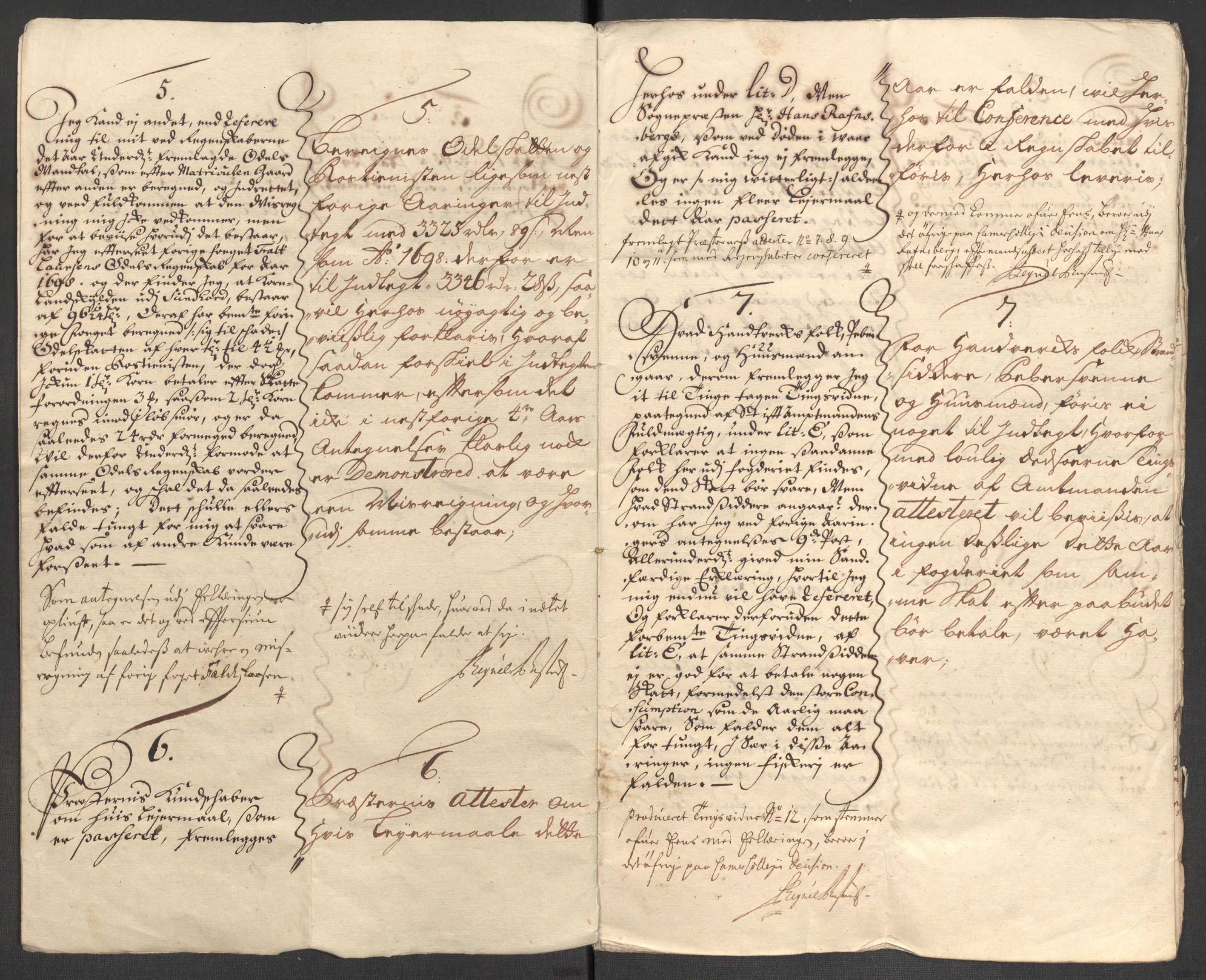 Rentekammeret inntil 1814, Reviderte regnskaper, Fogderegnskap, AV/RA-EA-4092/R48/L2982: Fogderegnskap Sunnhordland og Hardanger, 1704, p. 273