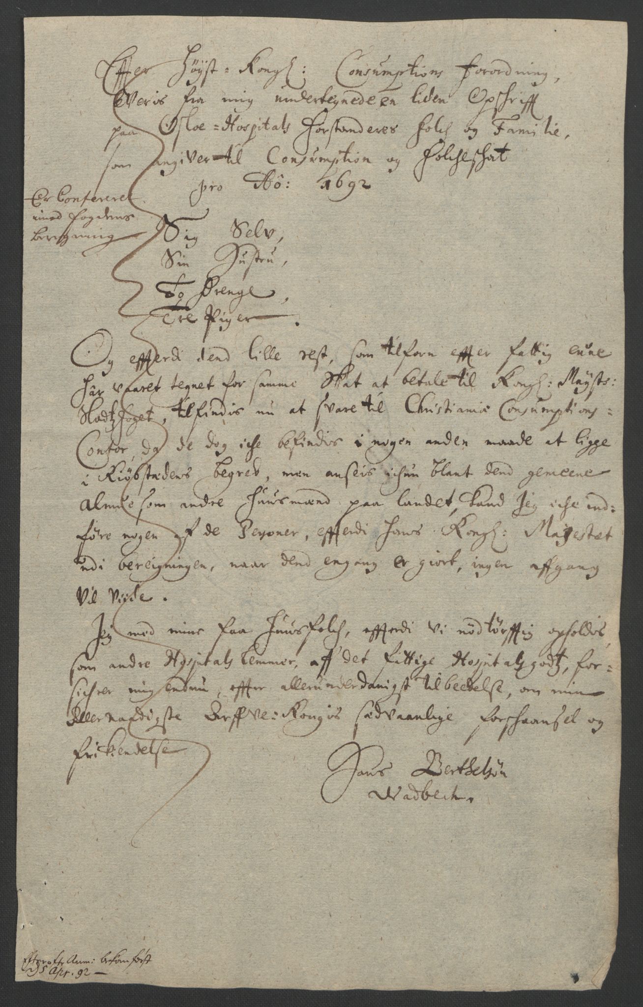 Rentekammeret inntil 1814, Reviderte regnskaper, Fogderegnskap, AV/RA-EA-4092/R08/L0426: Fogderegnskap Aker, 1692-1693, p. 123