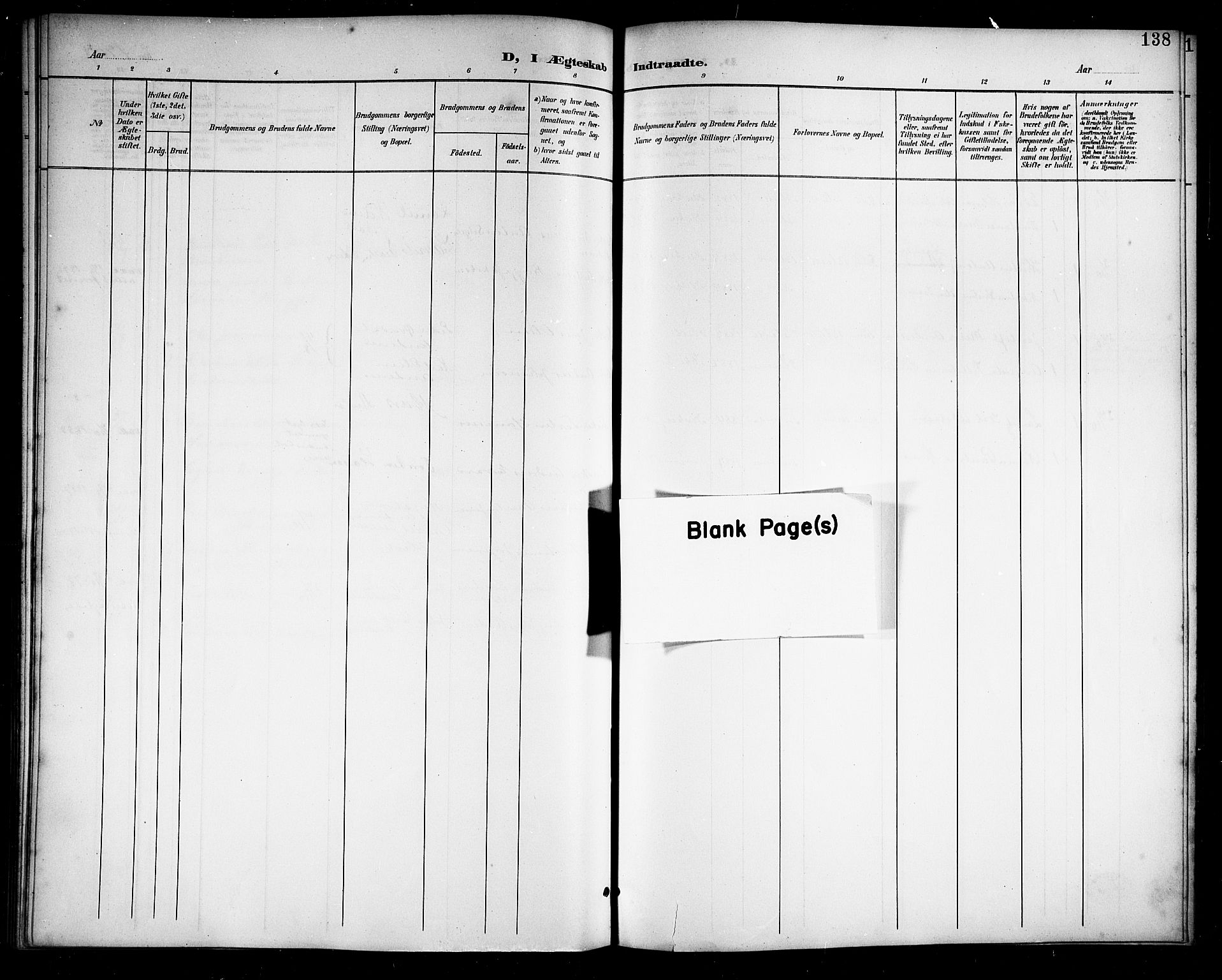 Ministerialprotokoller, klokkerbøker og fødselsregistre - Nordland, SAT/A-1459/899/L1449: Parish register (copy) no. 899C04, 1900-1918, p. 138