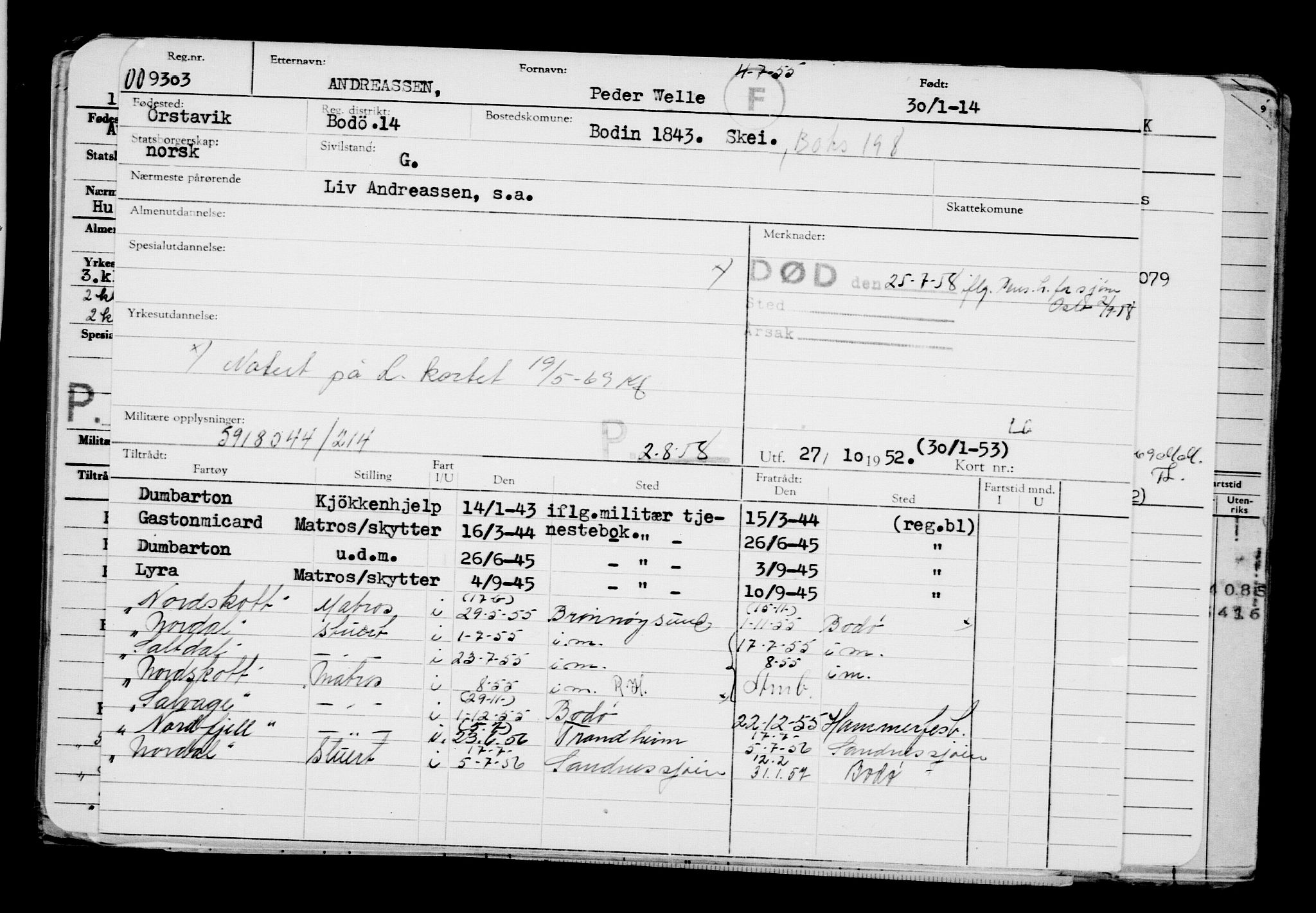 Direktoratet for sjømenn, AV/RA-S-3545/G/Gb/L0118: Hovedkort, 1914, p. 318