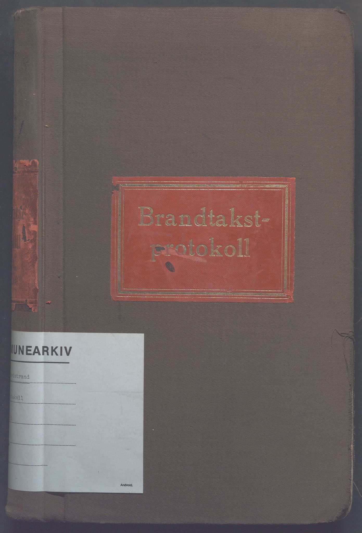 Lensmennene i Aker, OBA/A-10133/F/Fd/L0005: Branntakstprotokoll, 1928-1931