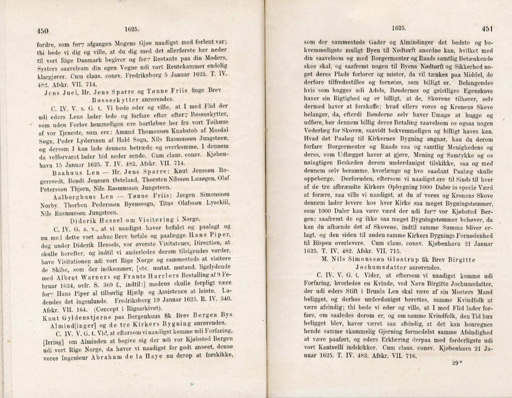 Publikasjoner utgitt av Det Norske Historiske Kildeskriftfond, PUBL/-/-/-: Norske Rigs-Registranter, bind 5, 1619-1627, p. 450-451