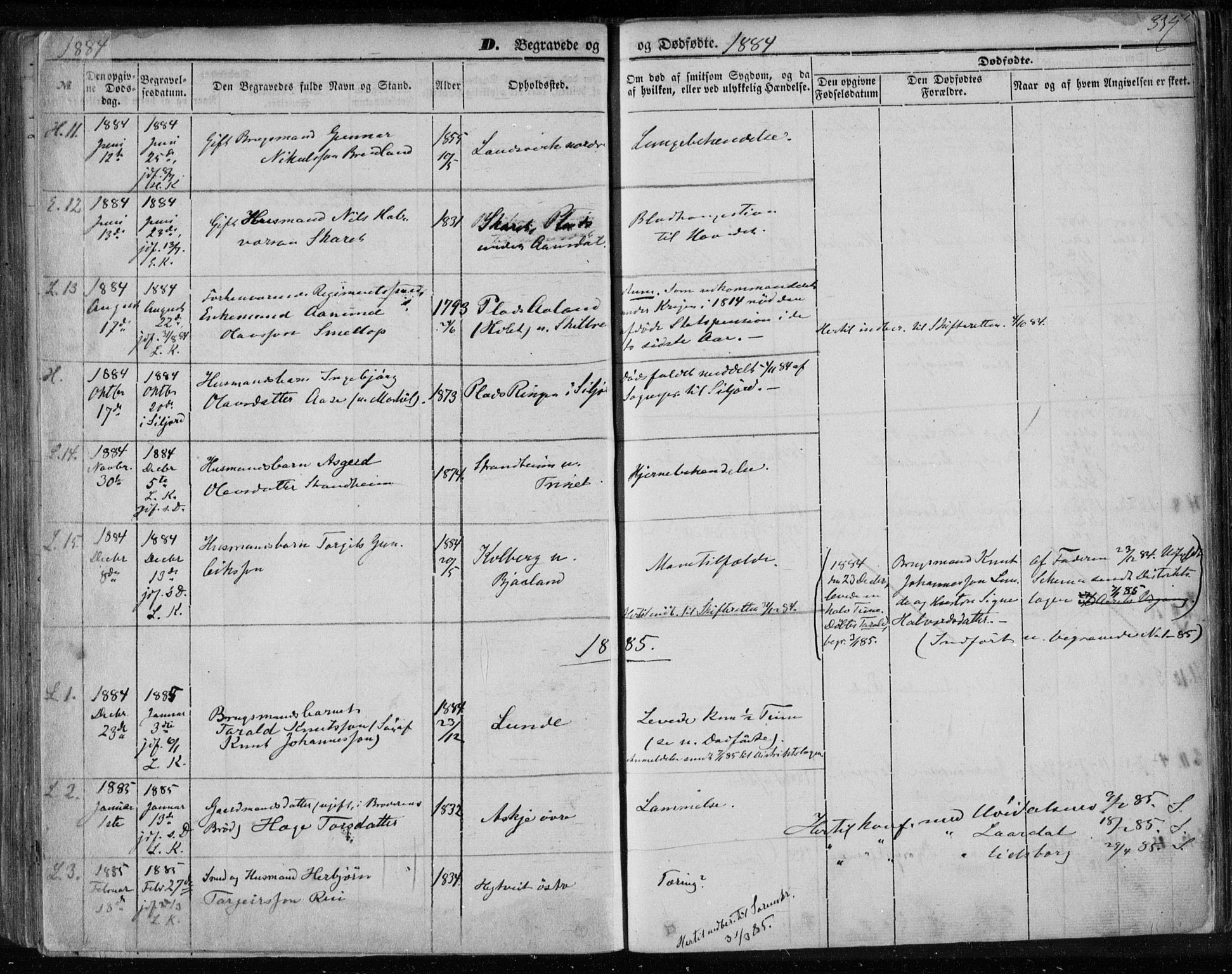 Lårdal kirkebøker, SAKO/A-284/F/Fa/L0006: Parish register (official) no. I 6, 1861-1886, p. 337