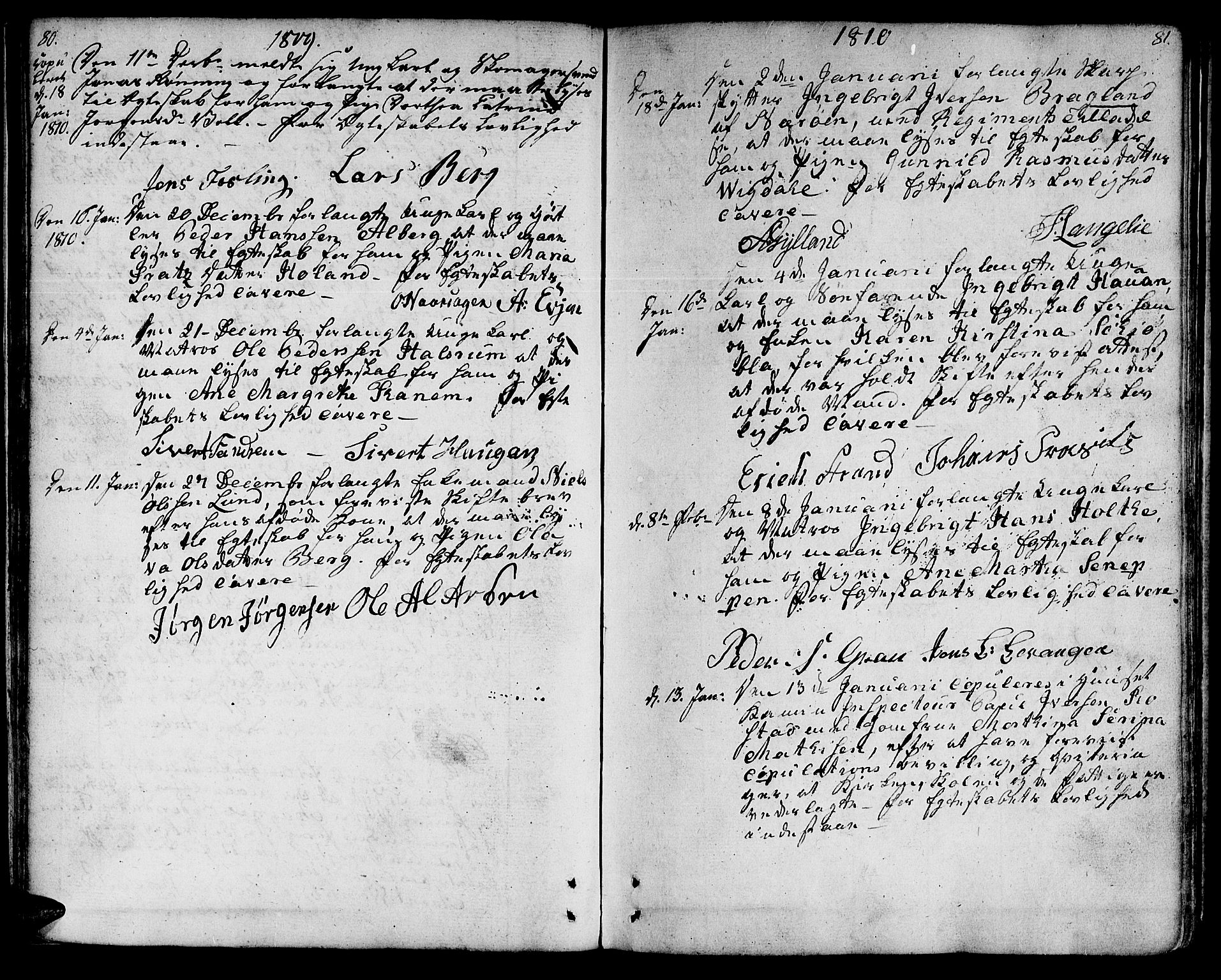 Ministerialprotokoller, klokkerbøker og fødselsregistre - Sør-Trøndelag, SAT/A-1456/601/L0042: Parish register (official) no. 601A10, 1802-1830, p. 80-81