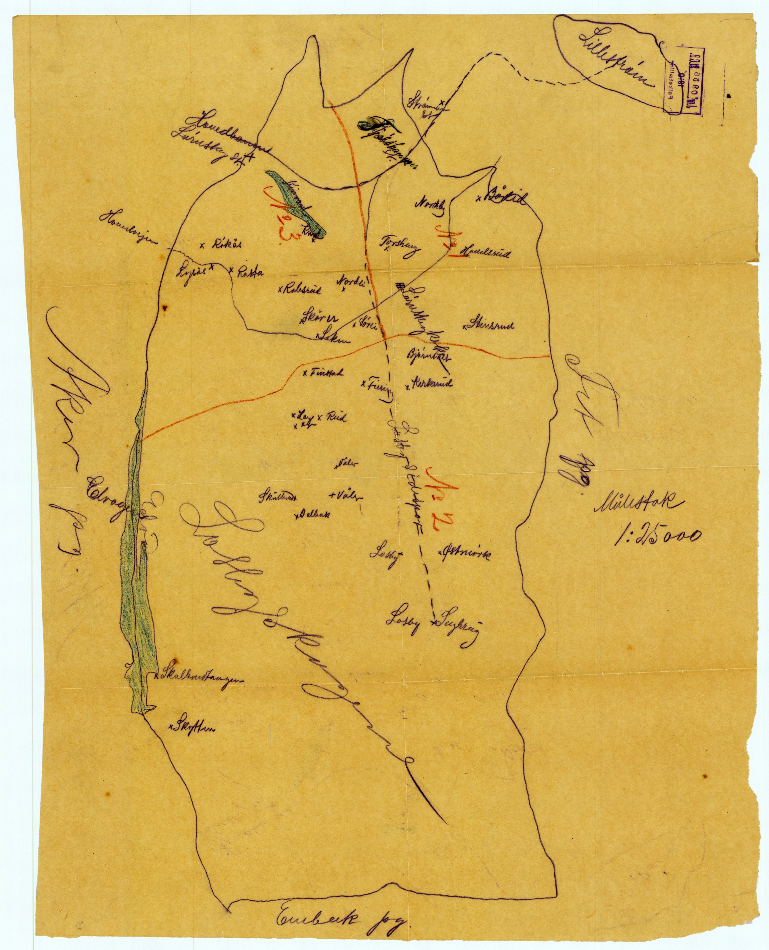 RA, 1910 census for Lørenskog, 1910, p. 4