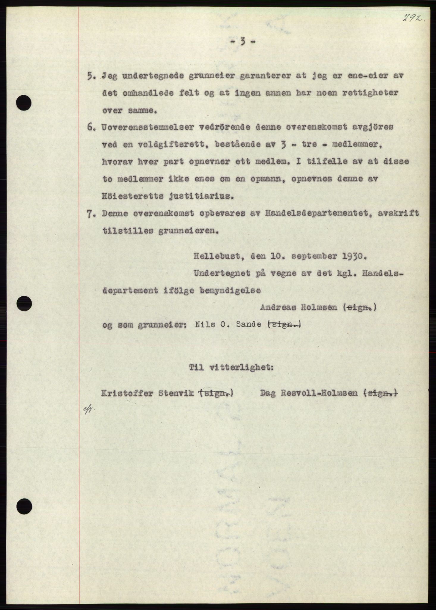 Søre Sunnmøre sorenskriveri, AV/SAT-A-4122/1/2/2C/L0052: Mortgage book no. 46, 1931-1931, Deed date: 13.06.1931