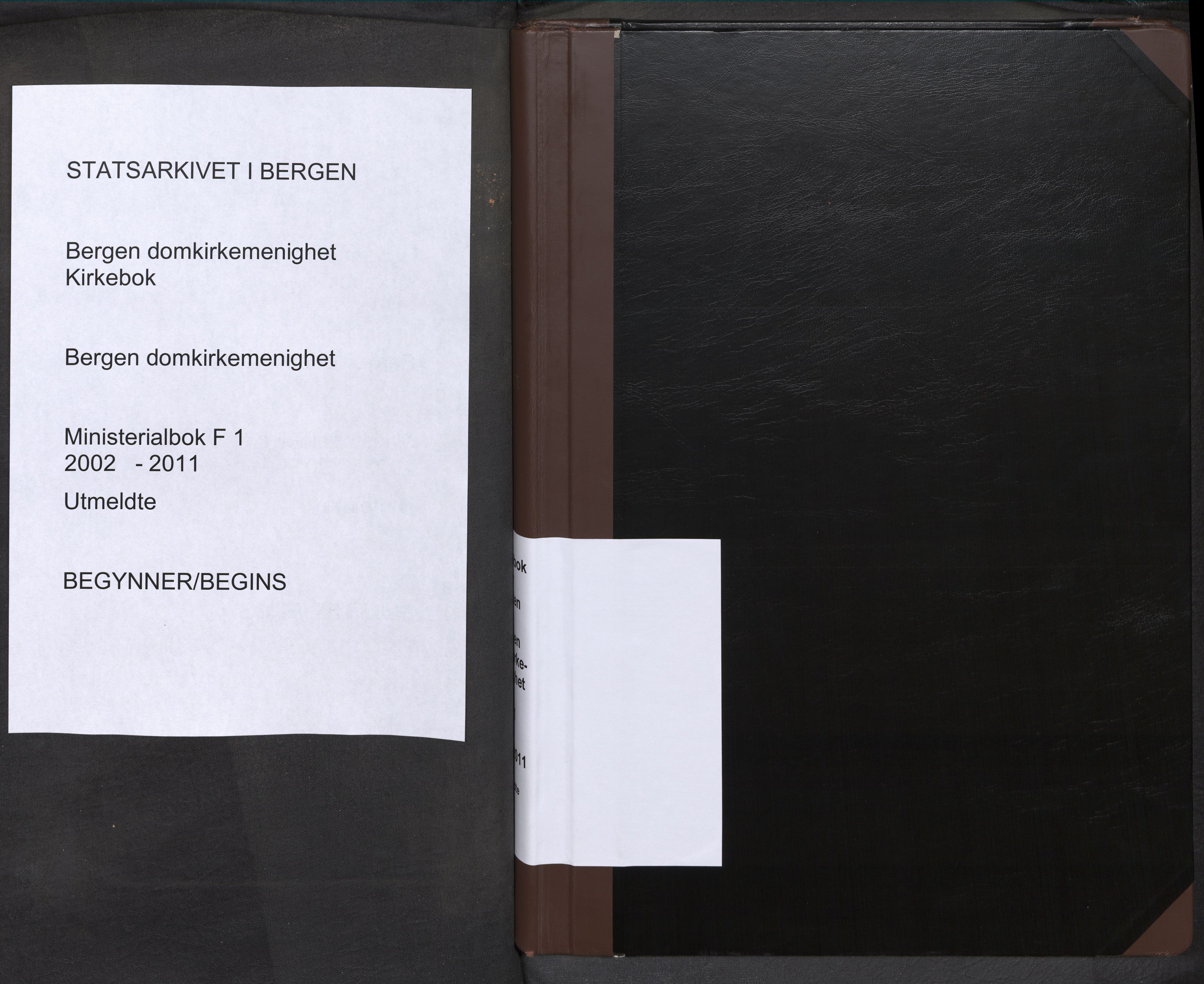Domkirken sokneprestembete, AV/SAB-A-74801/H/Haa: Parish register (official) no. F 1, 2002-2011