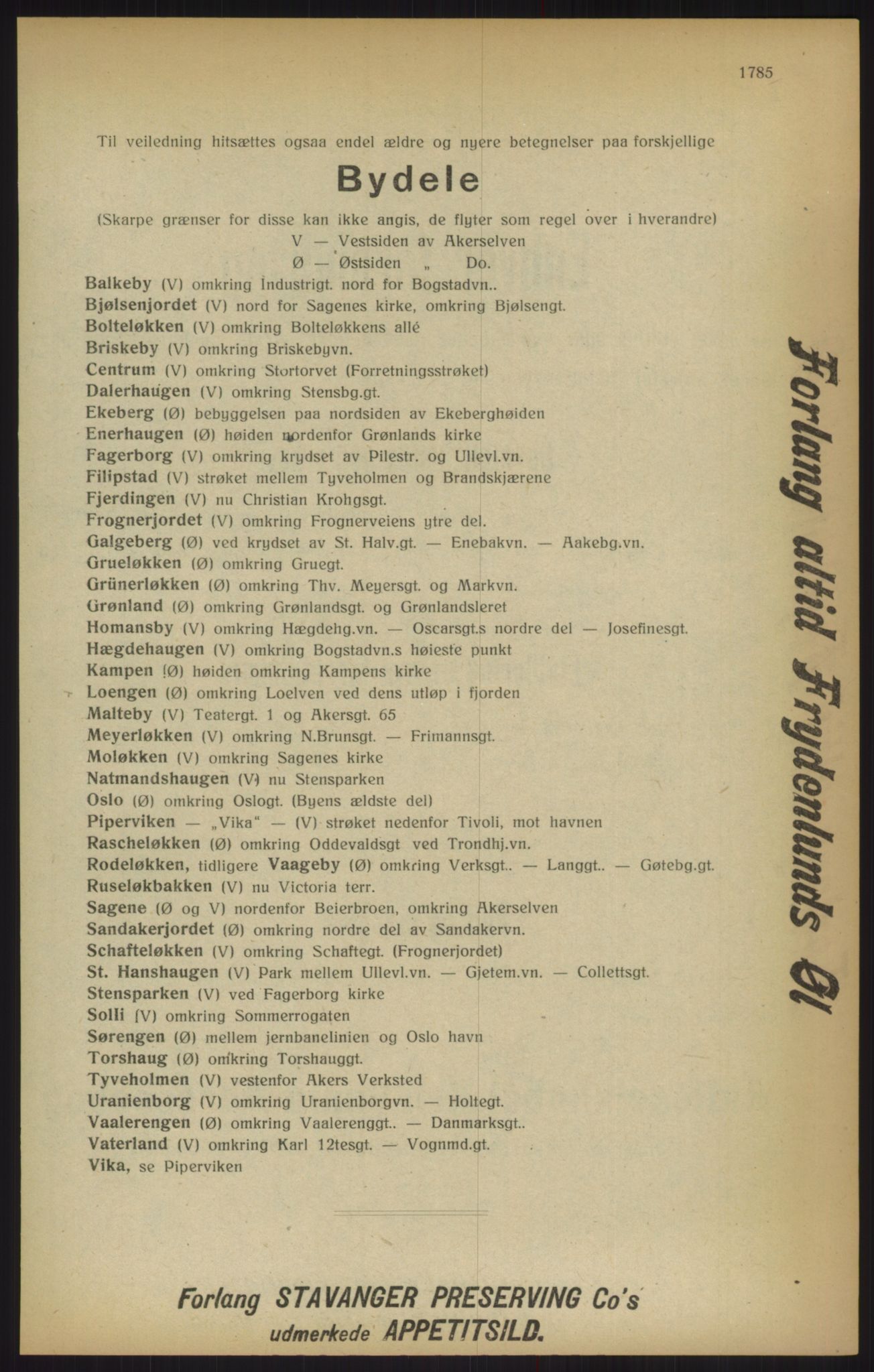 Kristiania/Oslo adressebok, PUBL/-, 1915, p. 1785