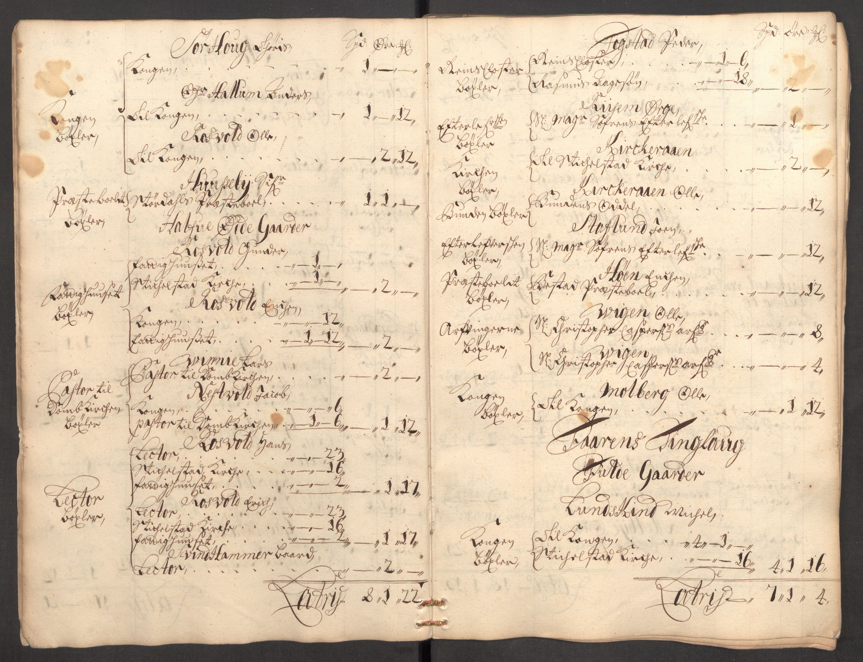 Rentekammeret inntil 1814, Reviderte regnskaper, Fogderegnskap, AV/RA-EA-4092/R62/L4192: Fogderegnskap Stjørdal og Verdal, 1700, p. 44