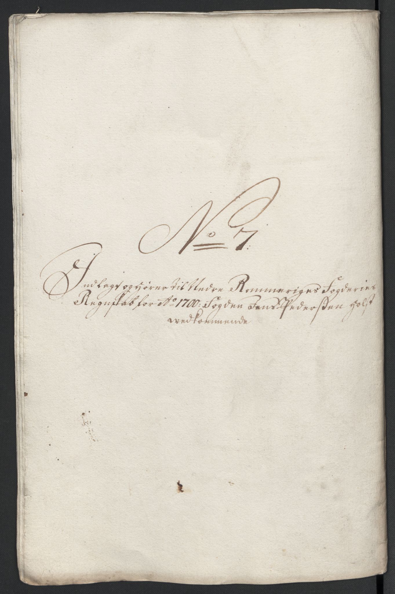 Rentekammeret inntil 1814, Reviderte regnskaper, Fogderegnskap, AV/RA-EA-4092/R11/L0583: Fogderegnskap Nedre Romerike, 1700, p. 210