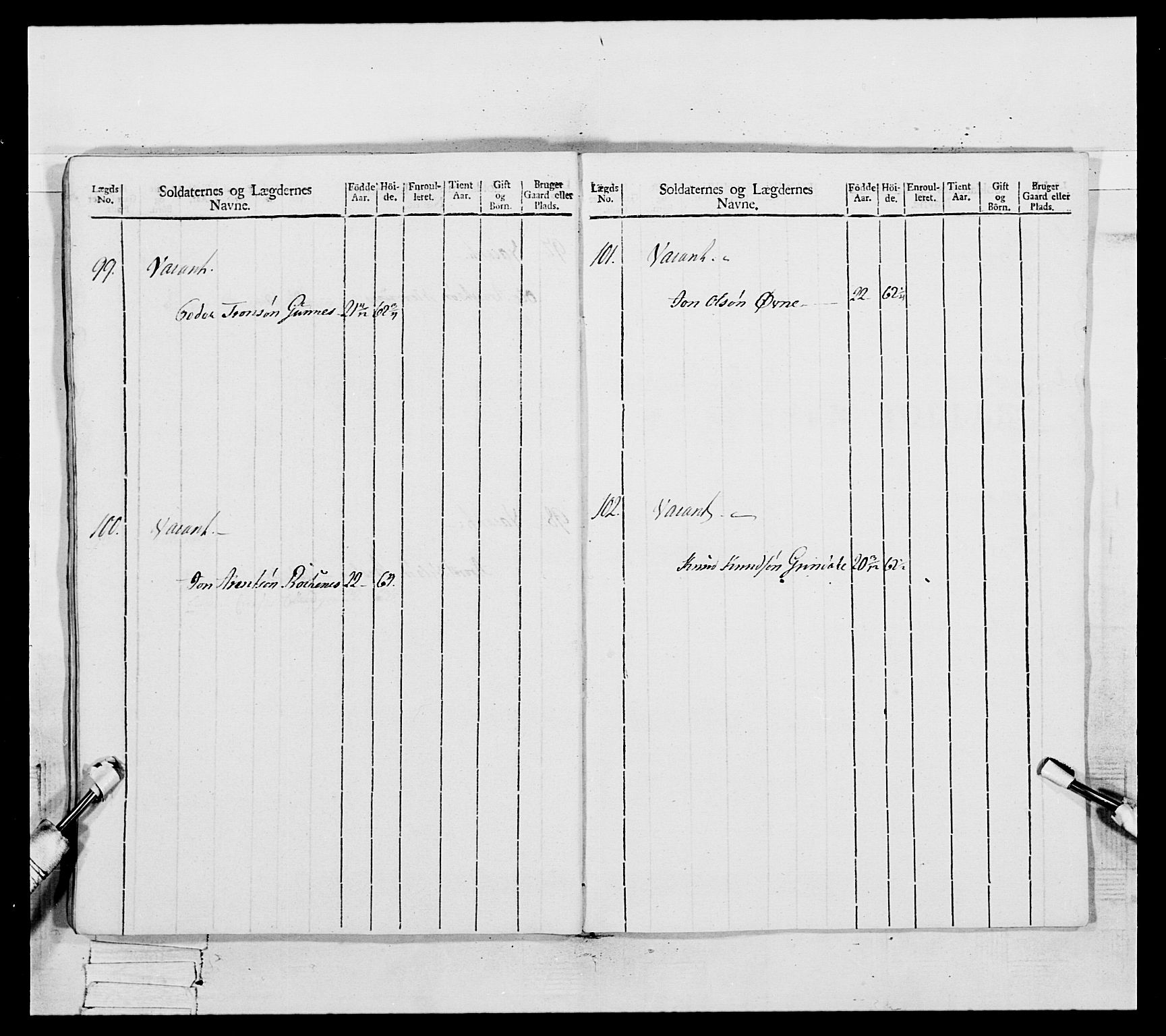 Generalitets- og kommissariatskollegiet, Det kongelige norske kommissariatskollegium, AV/RA-EA-5420/E/Eh/L0082: 2. Trondheimske nasjonale infanteriregiment, 1804, p. 127