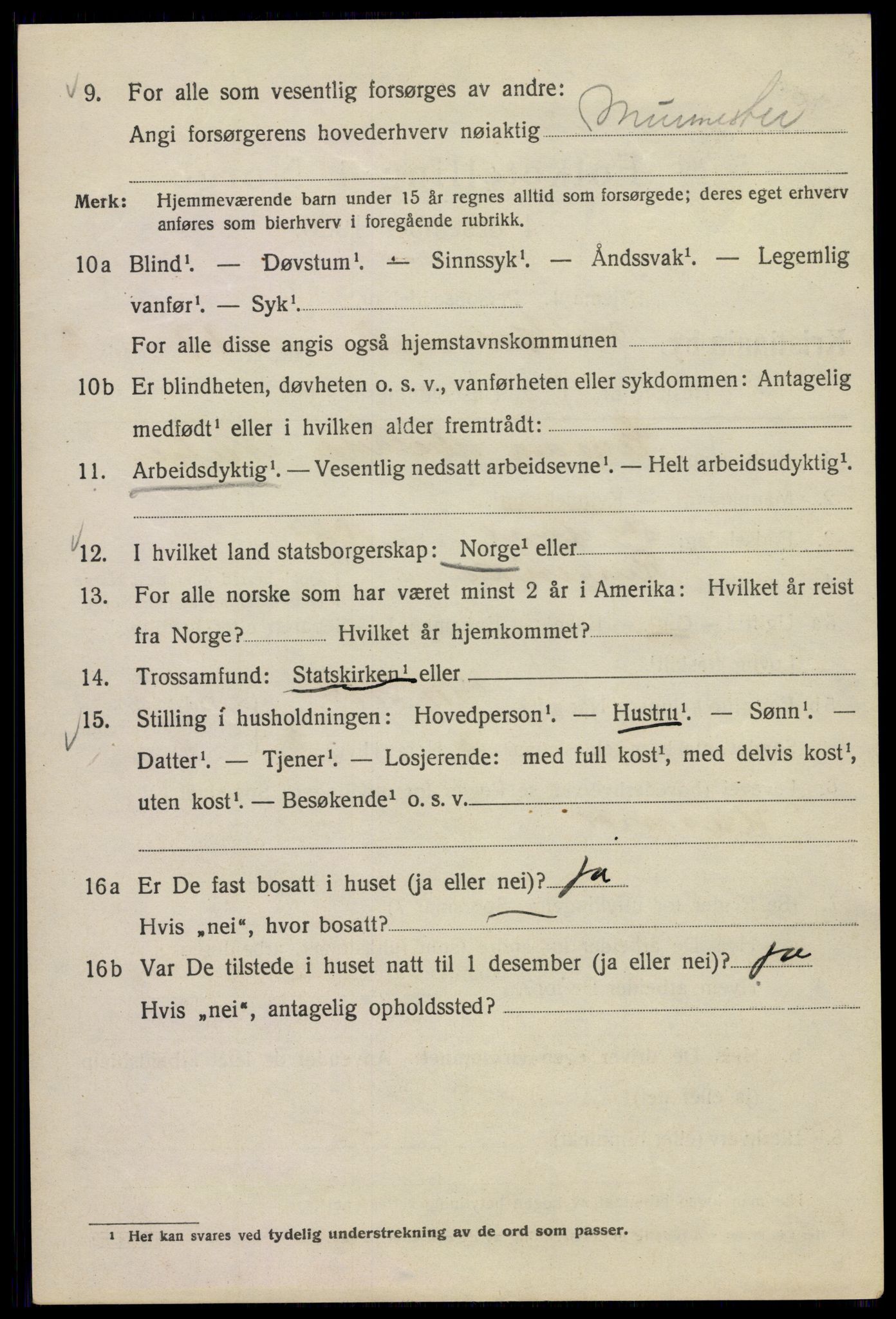 SAO, 1920 census for Kristiania, 1920, p. 650256
