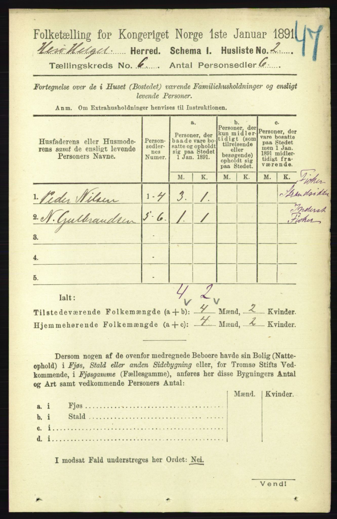 RA, 1891 census for 1818 Herøy, 1891, p. 1871