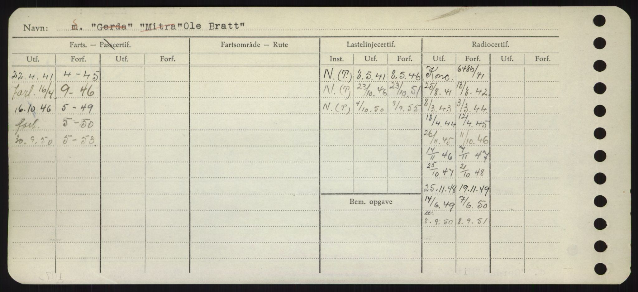 Sjøfartsdirektoratet med forløpere, Skipsmålingen, RA/S-1627/H/Hd/L0028: Fartøy, O, p. 214