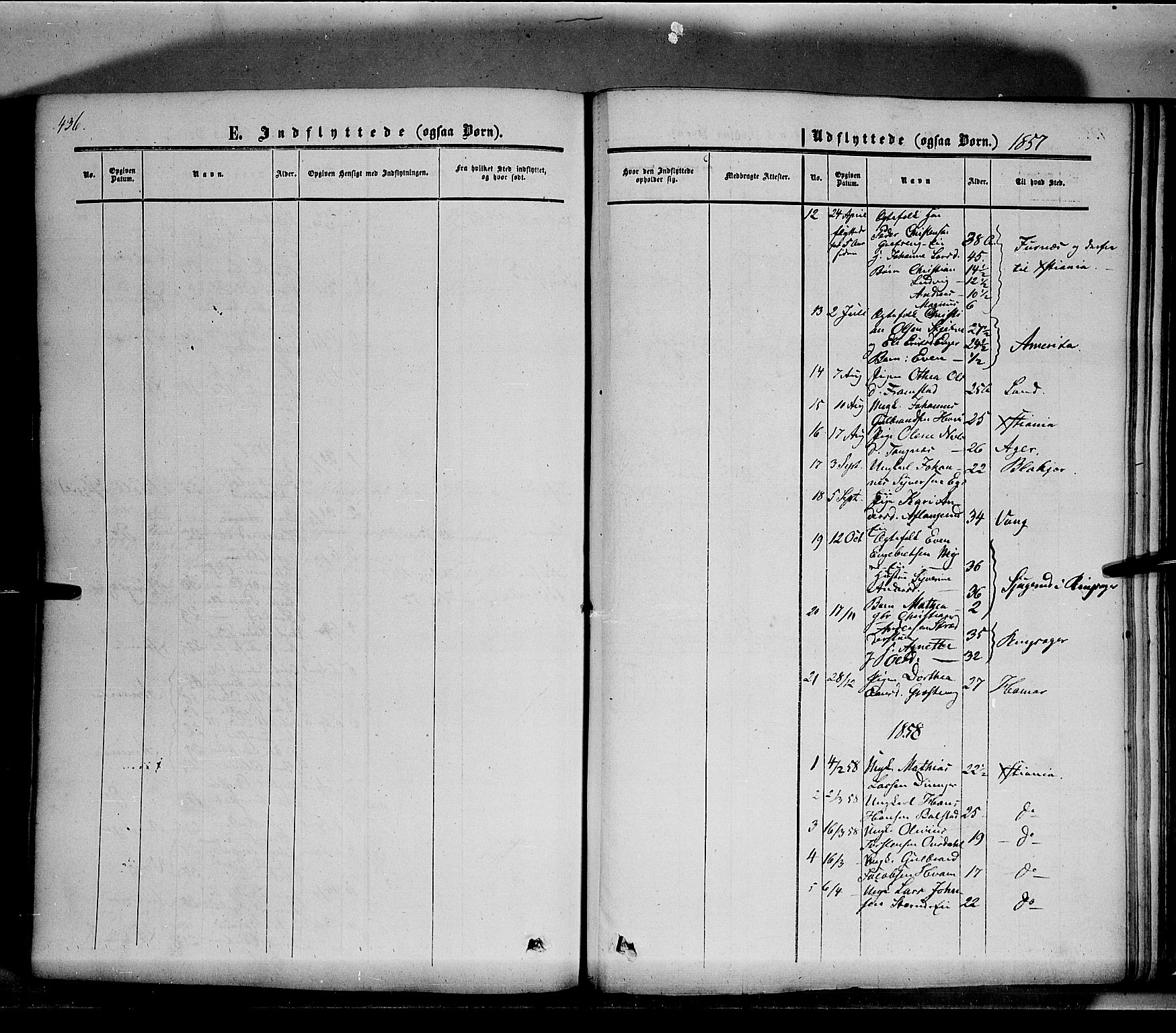 Nes prestekontor, Hedmark, AV/SAH-PREST-020/K/Ka/L0004: Parish register (official) no. 4, 1852-1886, p. 436