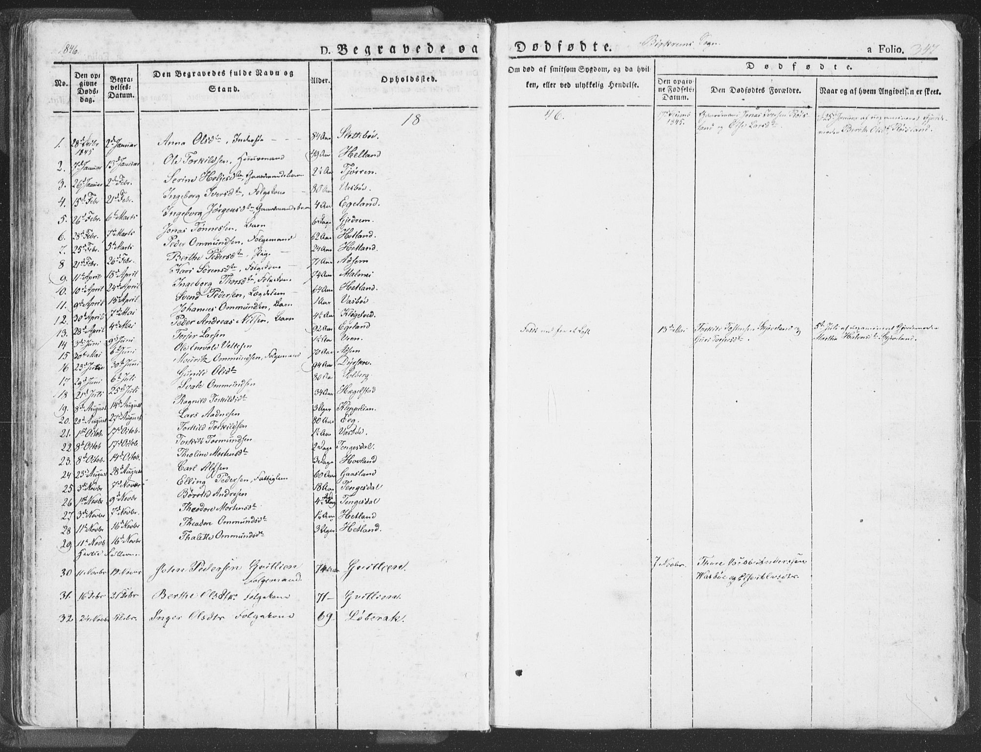 Helleland sokneprestkontor, SAST/A-101810: Parish register (official) no. A 6.2, 1834-1863, p. 347