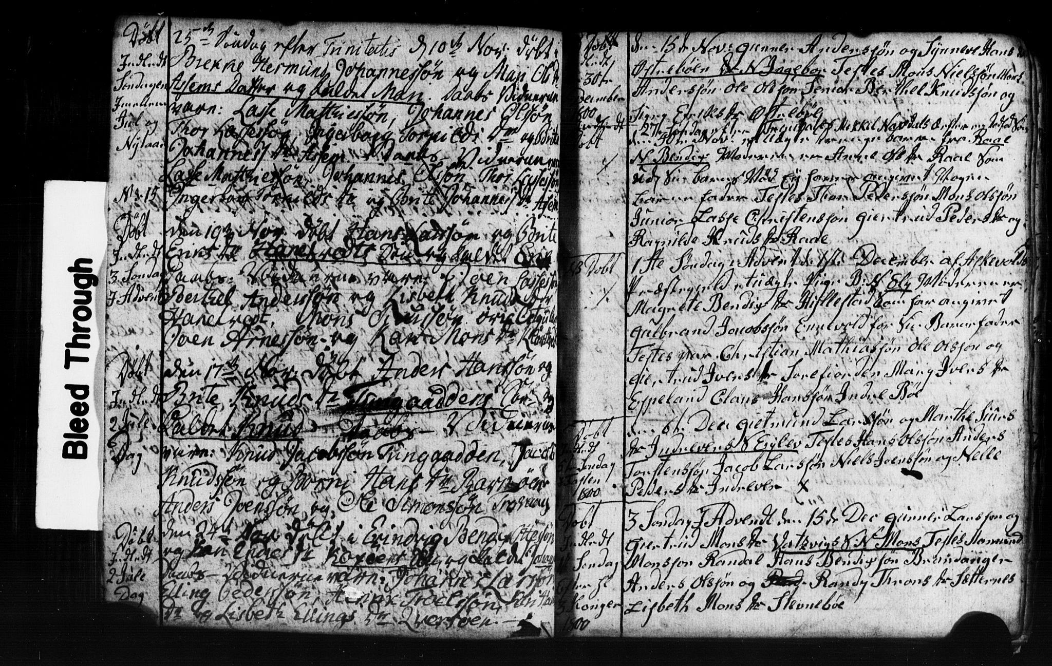 Gulen sokneprestembete, AV/SAB-A-80201/H/Hab: Parish register (copy) no. A 2, 1791-1814