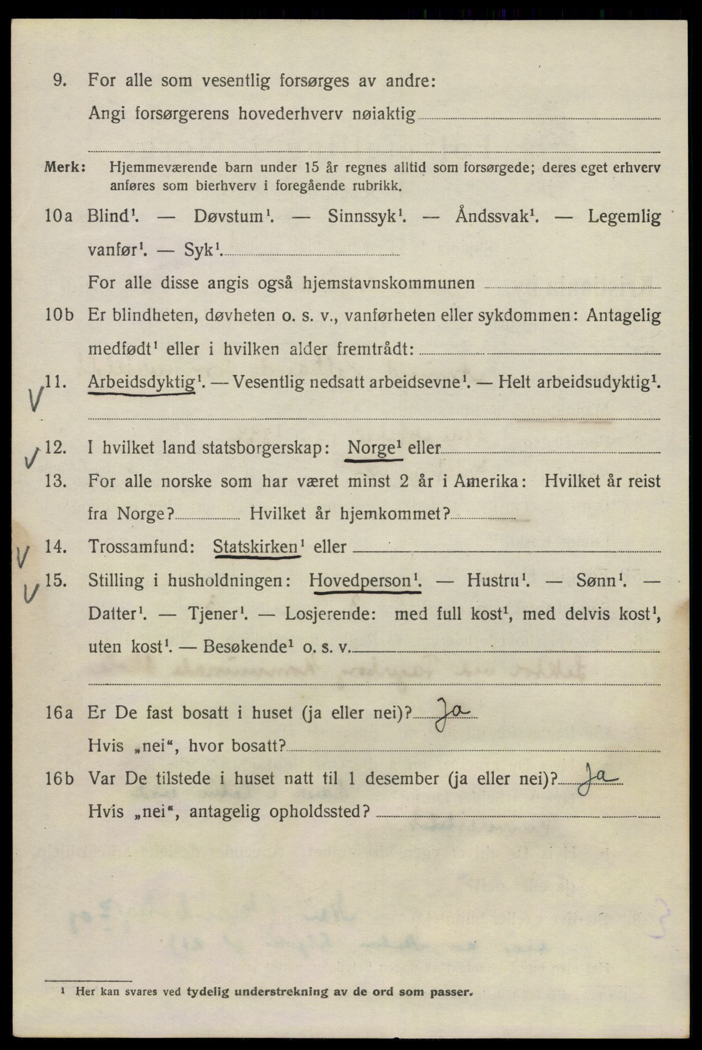 SAO, 1920 census for Kristiania, 1920, p. 141930