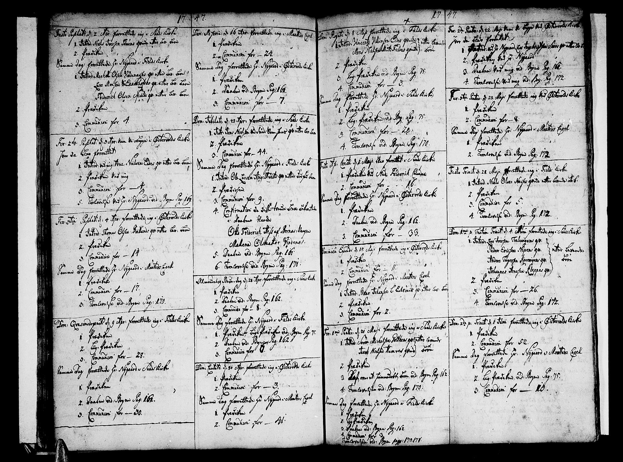 Sund sokneprestembete, AV/SAB-A-99930: Parish register (official) no. A 3, 1740-1769