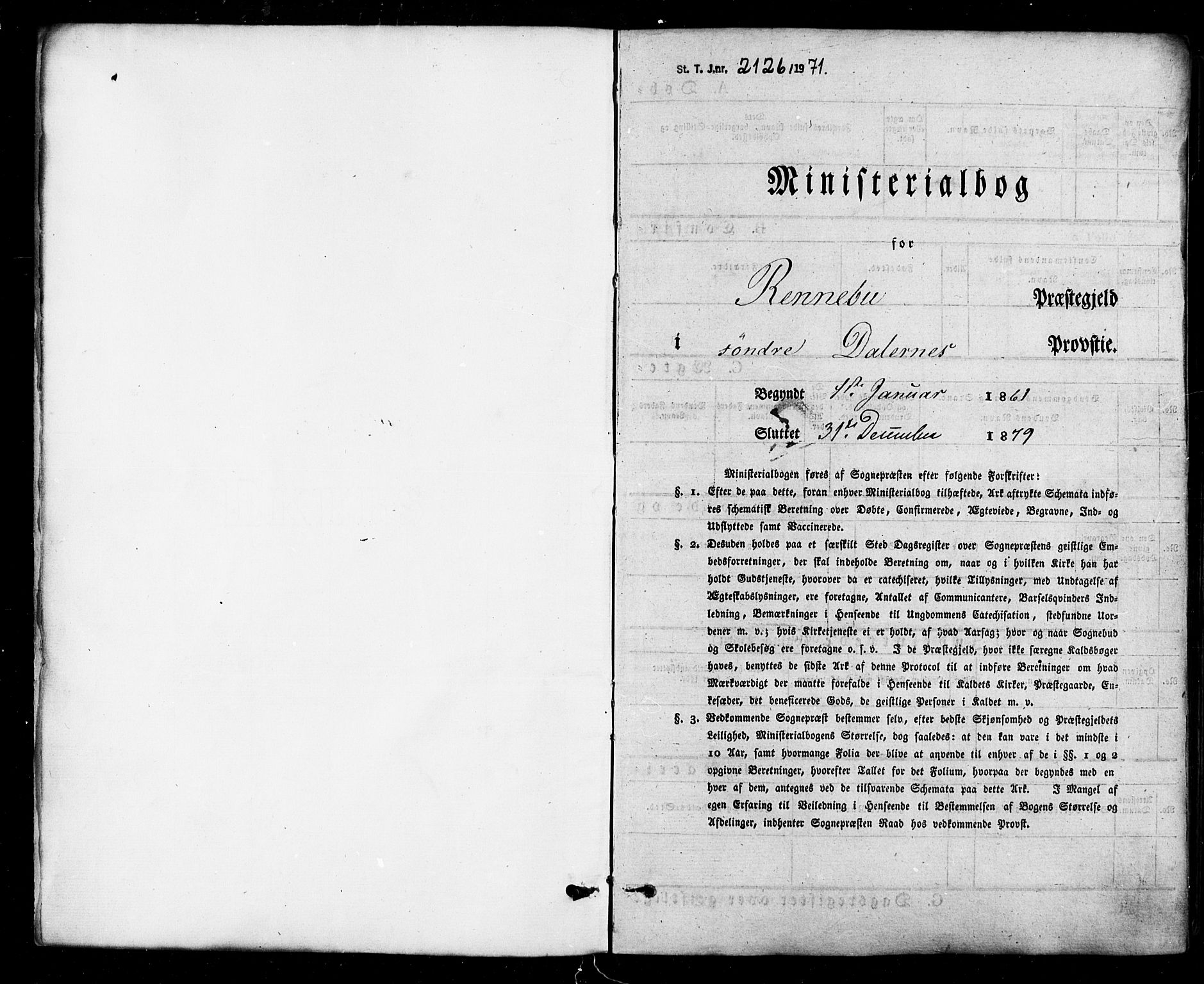 Ministerialprotokoller, klokkerbøker og fødselsregistre - Sør-Trøndelag, SAT/A-1456/674/L0870: Parish register (official) no. 674A02, 1861-1879
