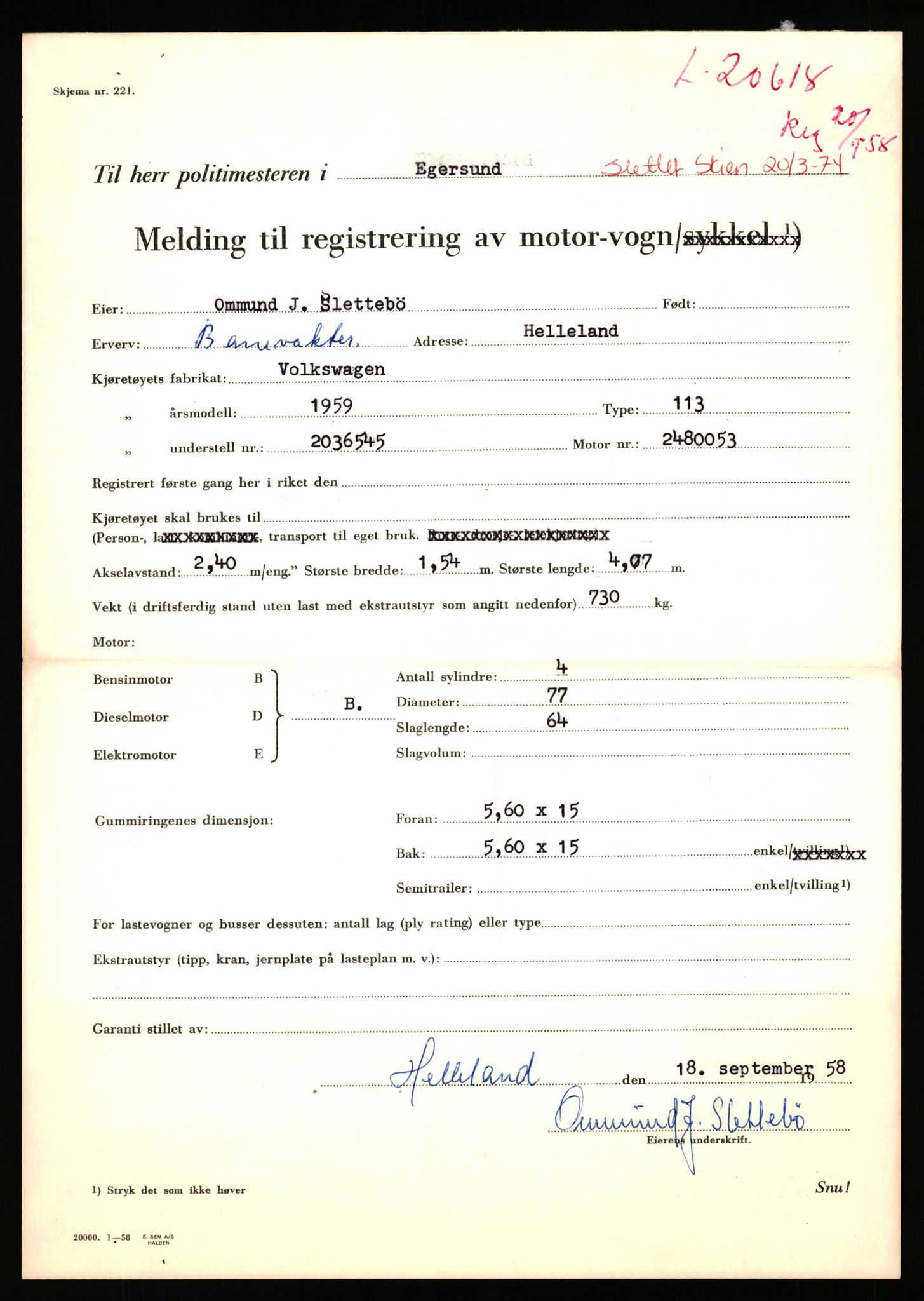 Stavanger trafikkstasjon, AV/SAST-A-101942/0/F/L0037: L-20500 - L-21499, 1930-1971, p. 429